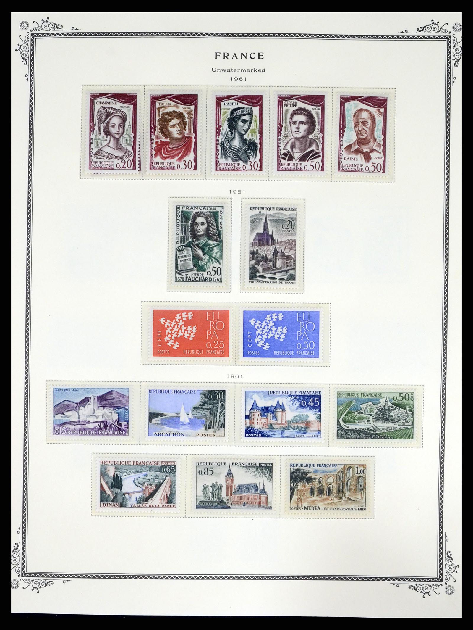 37632 044 - Postzegelverzameling 37632 Frankrijk 1849-2001.