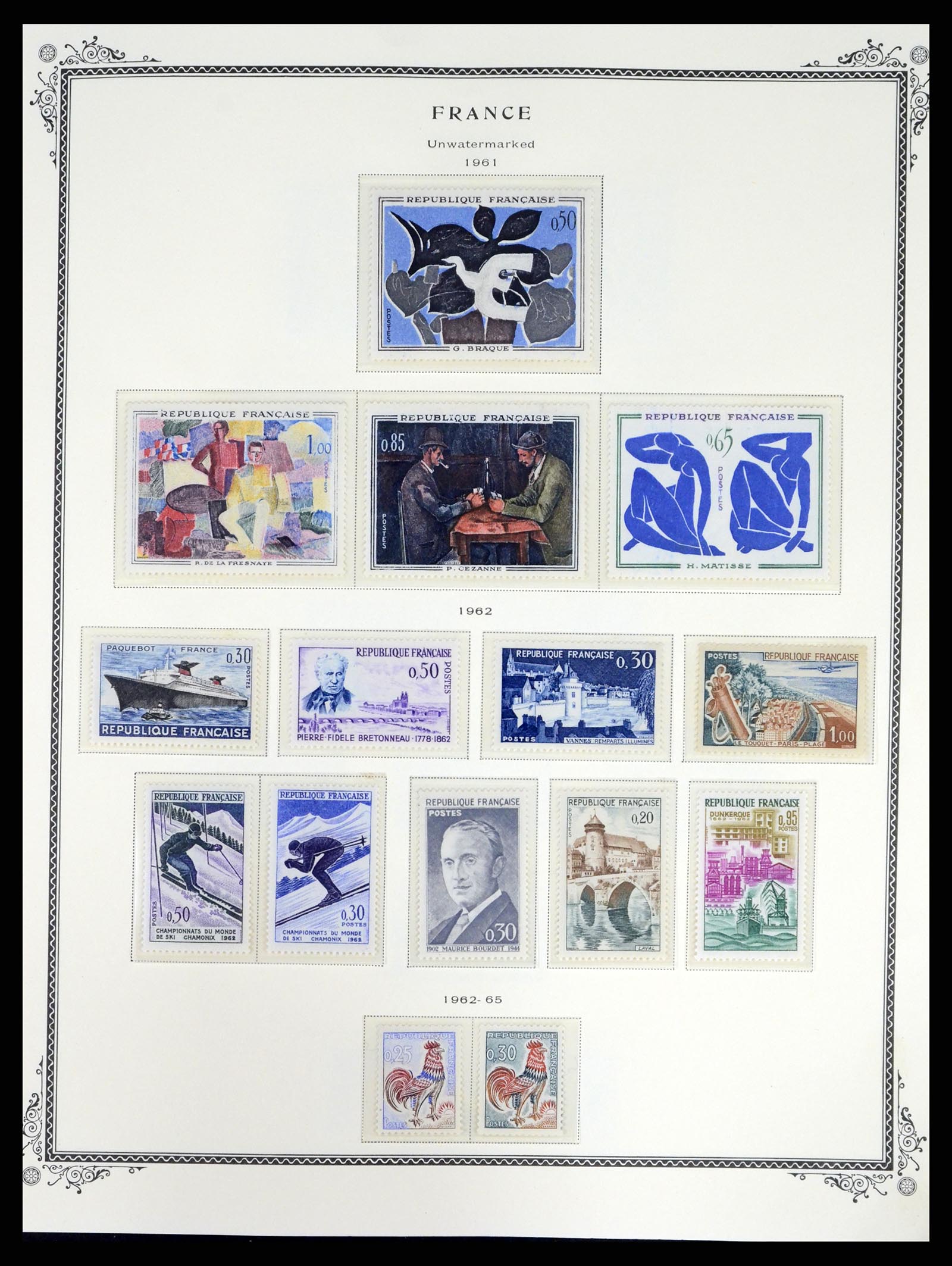 37632 045 - Postzegelverzameling 37632 Frankrijk 1849-2001.