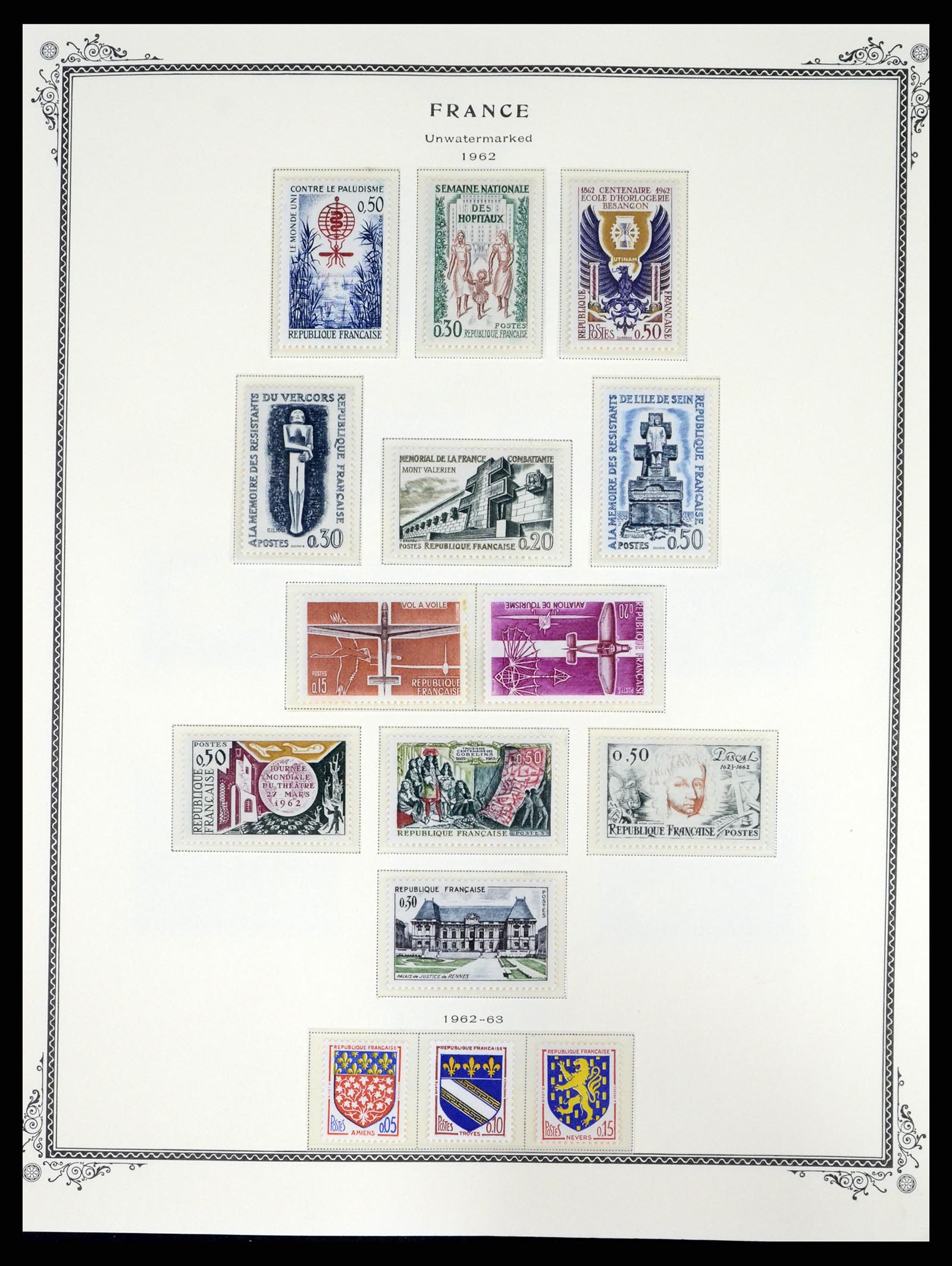 37632 046 - Postzegelverzameling 37632 Frankrijk 1849-2001.