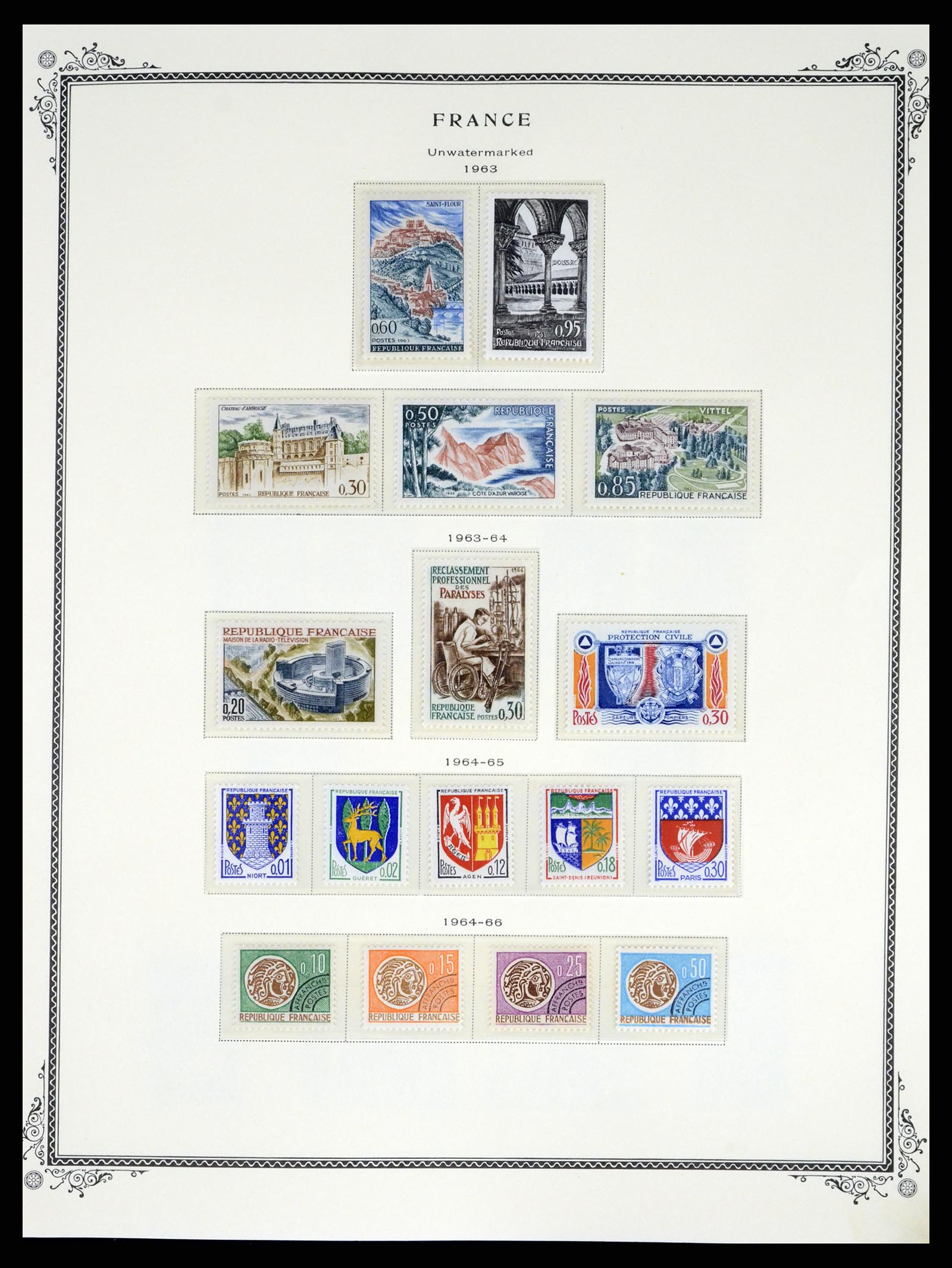 37632 050 - Postzegelverzameling 37632 Frankrijk 1849-2001.