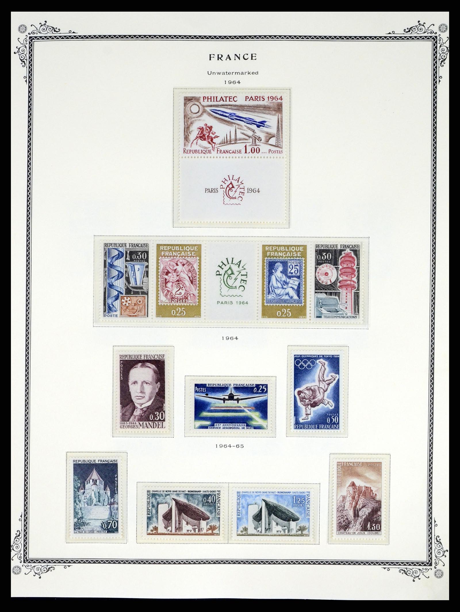 37632 051 - Postzegelverzameling 37632 Frankrijk 1849-2001.