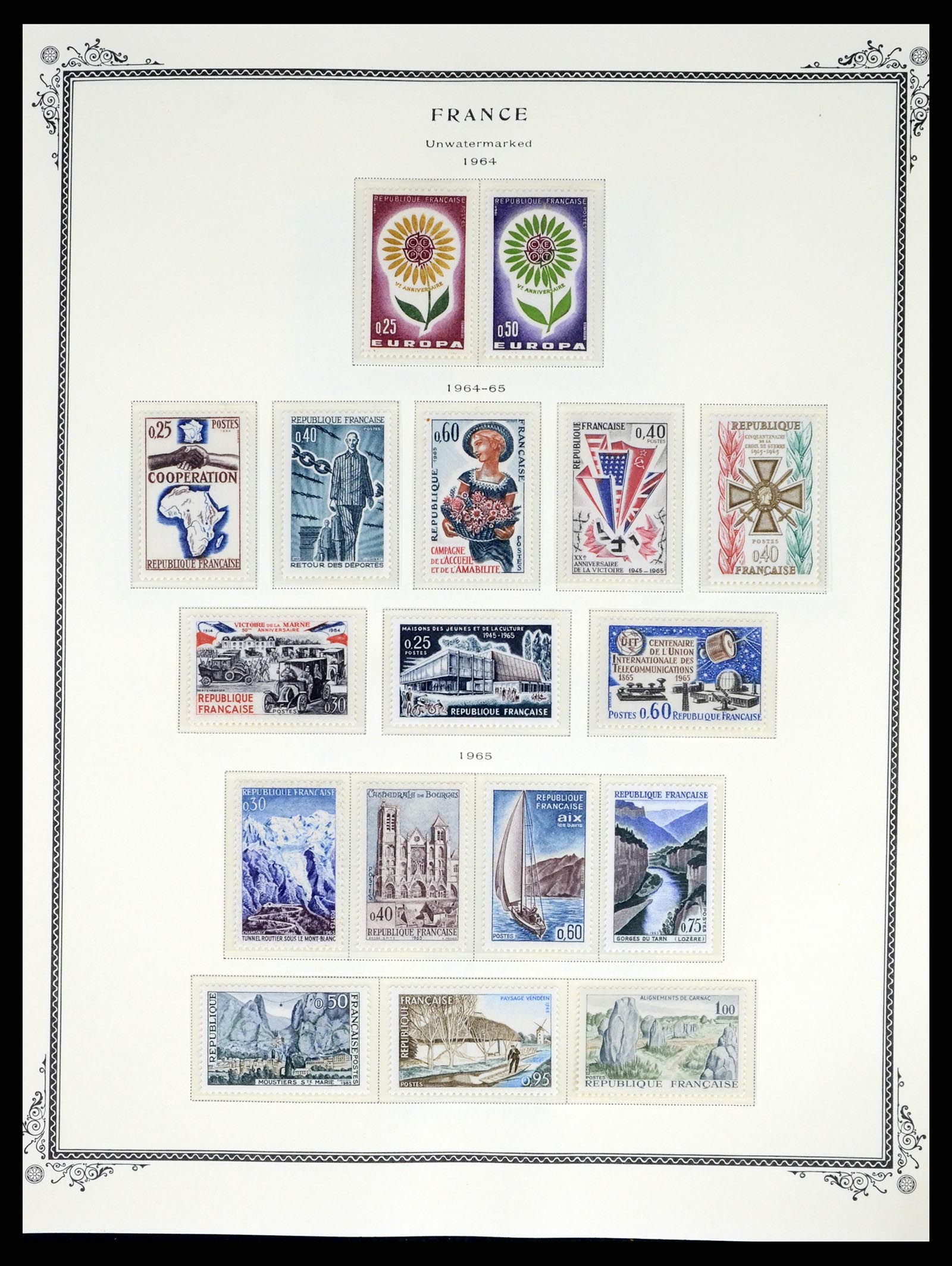 37632 052 - Postzegelverzameling 37632 Frankrijk 1849-2001.