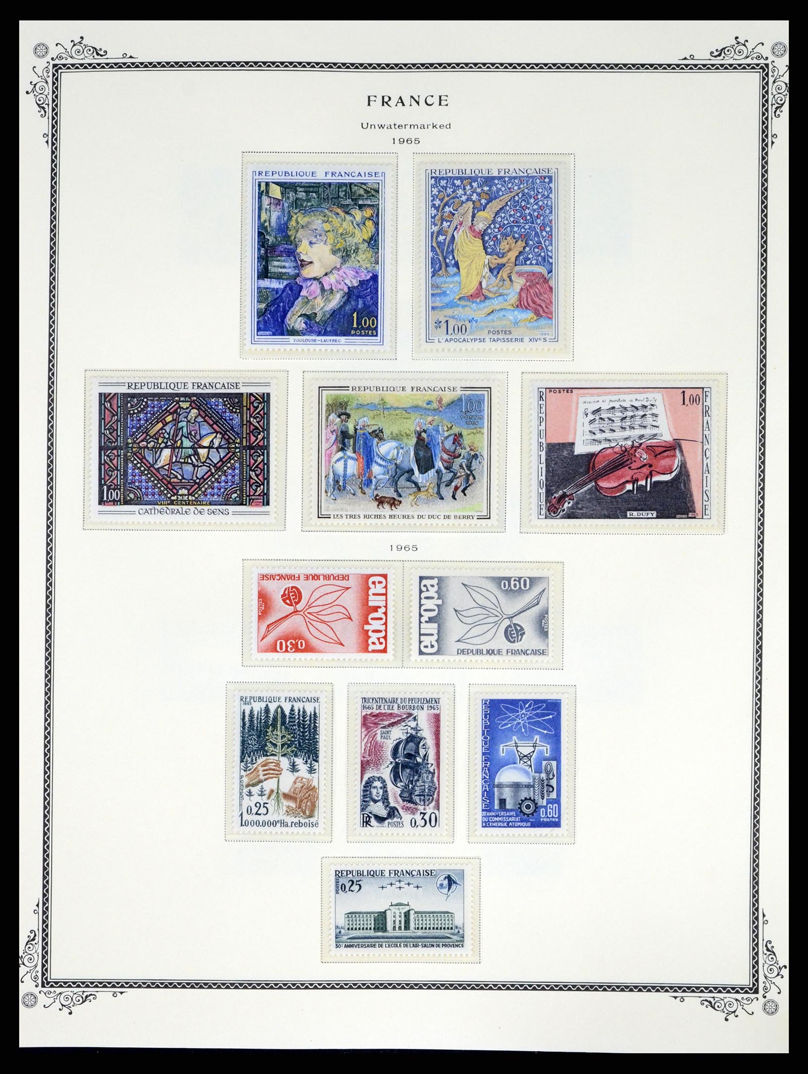 37632 053 - Postzegelverzameling 37632 Frankrijk 1849-2001.