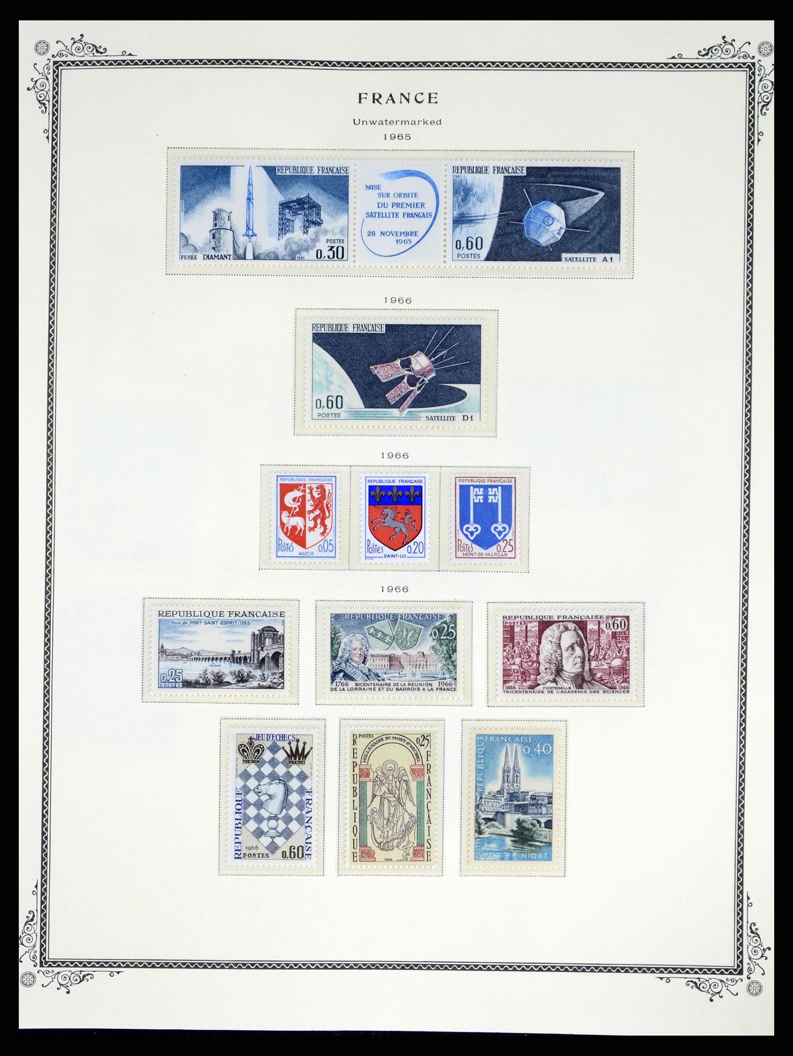37632 054 - Postzegelverzameling 37632 Frankrijk 1849-2001.