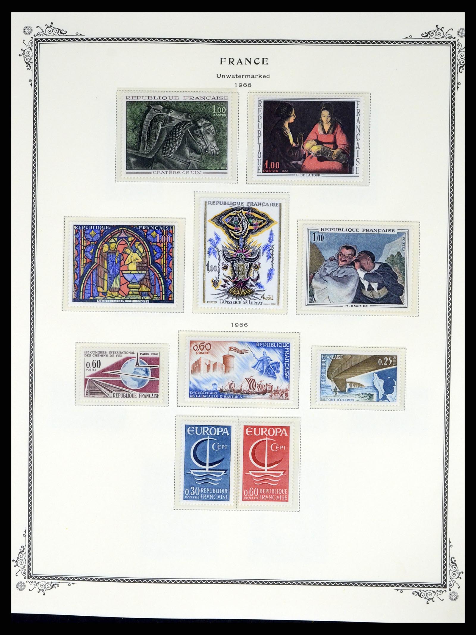 37632 056 - Postzegelverzameling 37632 Frankrijk 1849-2001.