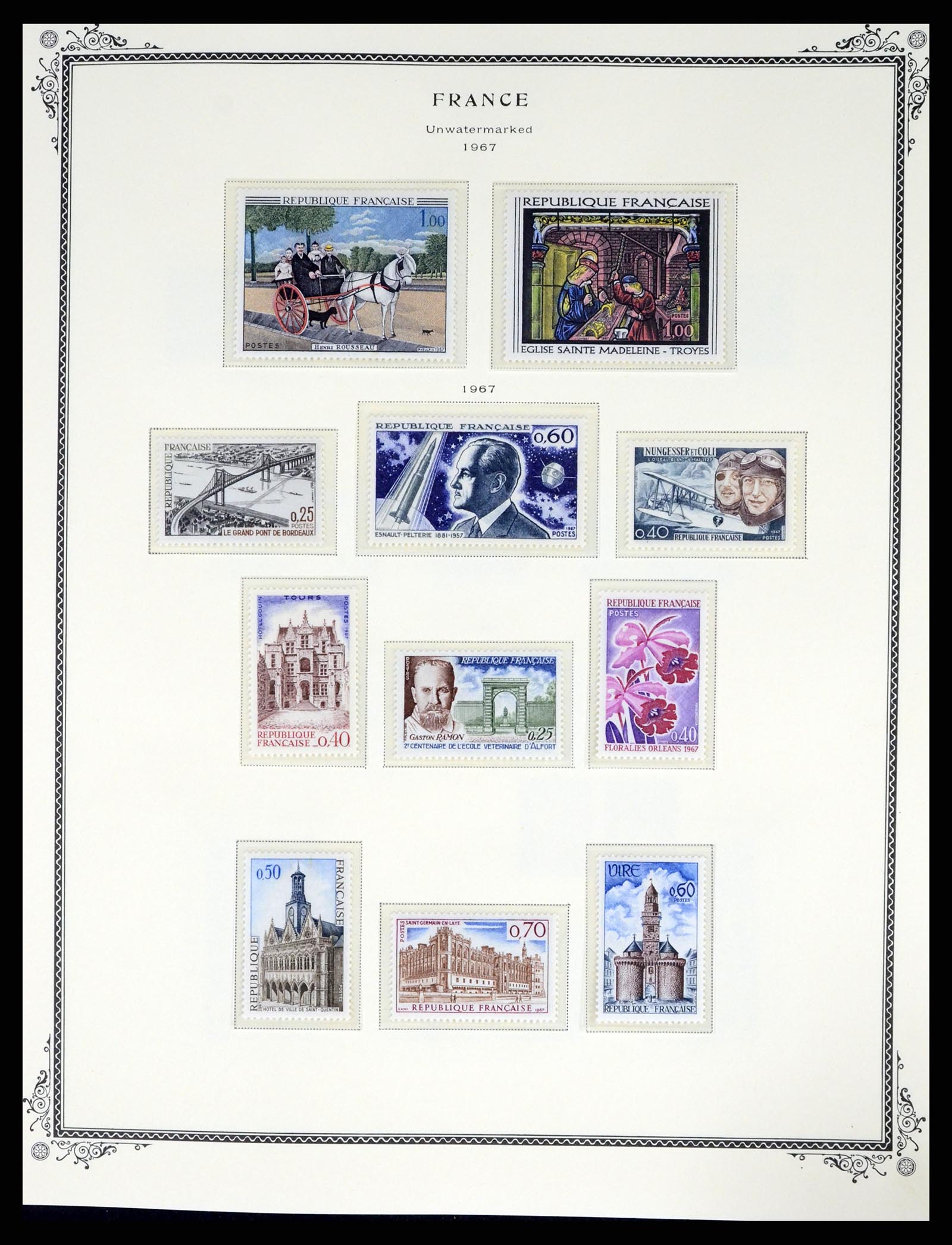 37632 058 - Postzegelverzameling 37632 Frankrijk 1849-2001.