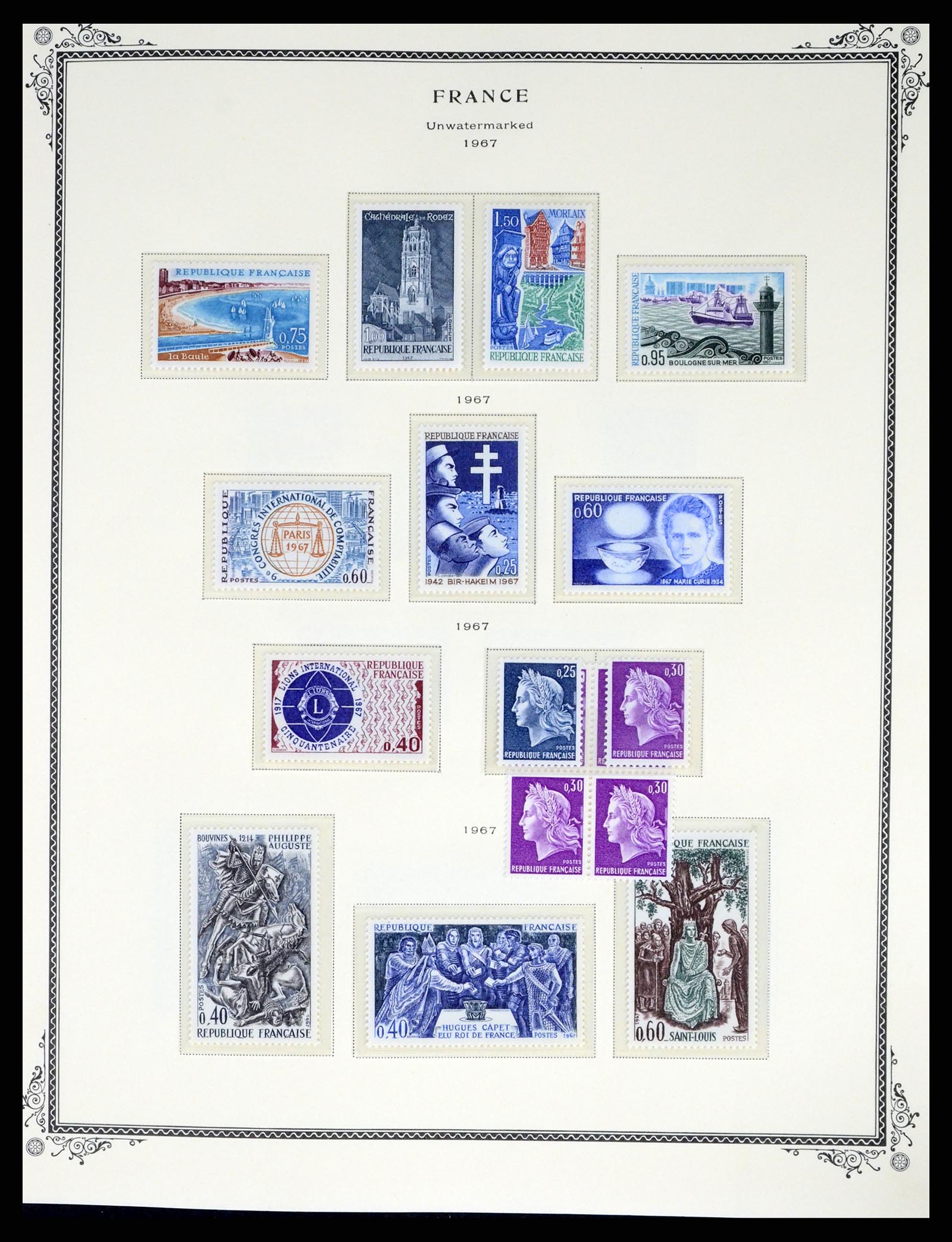 37632 059 - Postzegelverzameling 37632 Frankrijk 1849-2001.