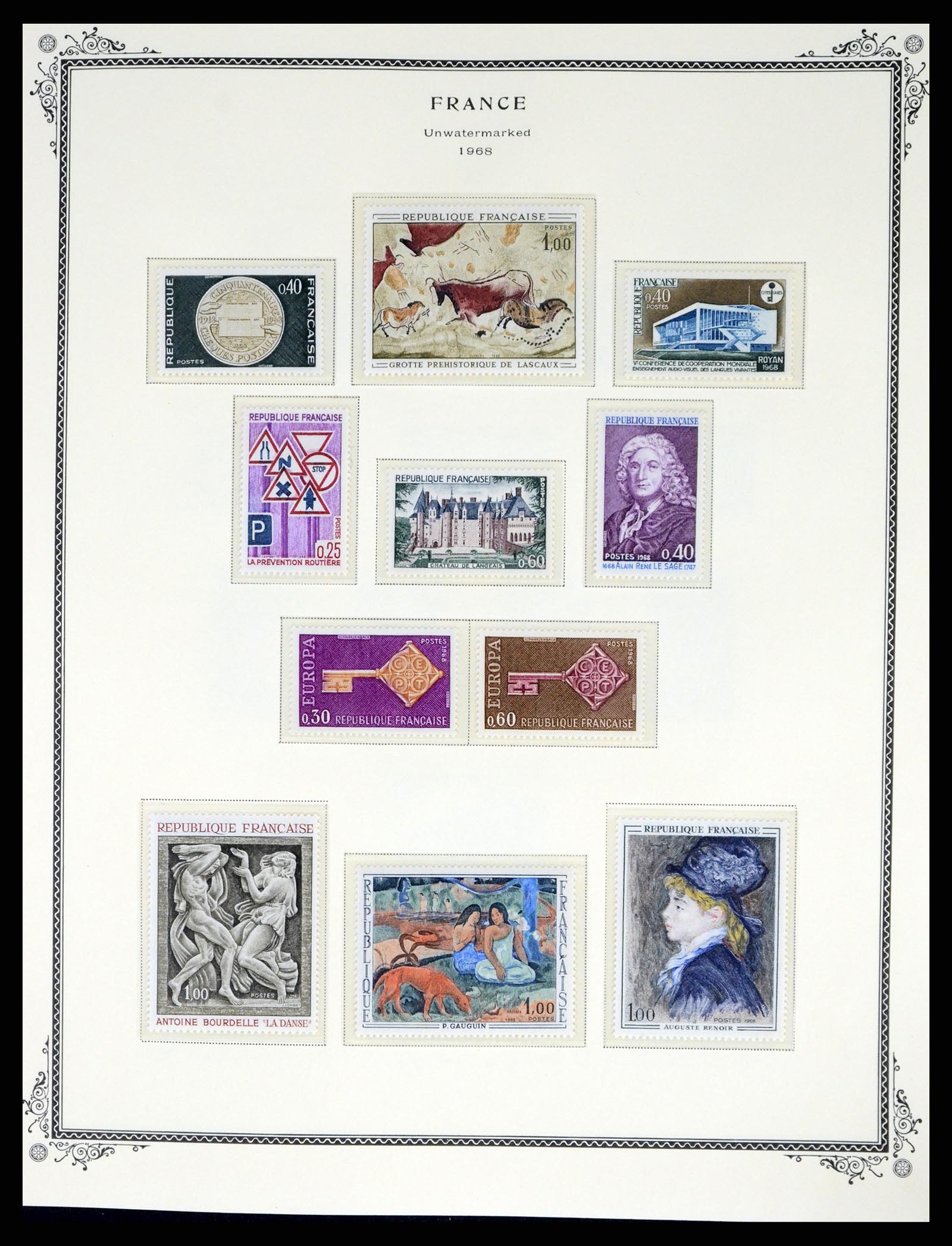 37632 060 - Postzegelverzameling 37632 Frankrijk 1849-2001.