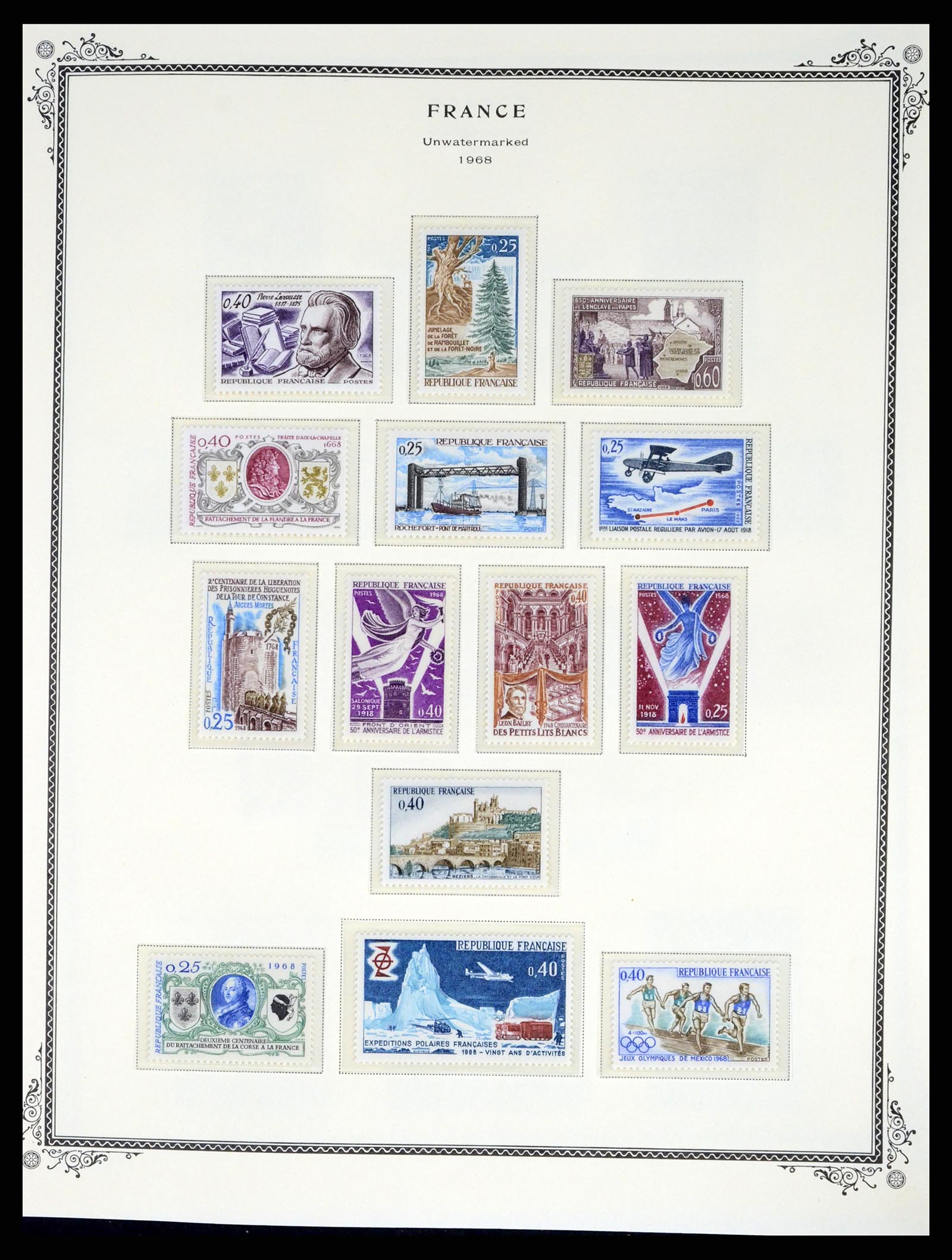 37632 061 - Postzegelverzameling 37632 Frankrijk 1849-2001.