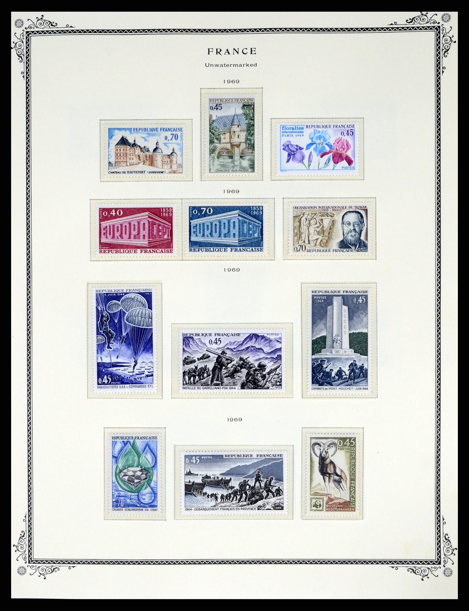 37632 063 - Postzegelverzameling 37632 Frankrijk 1849-2001.
