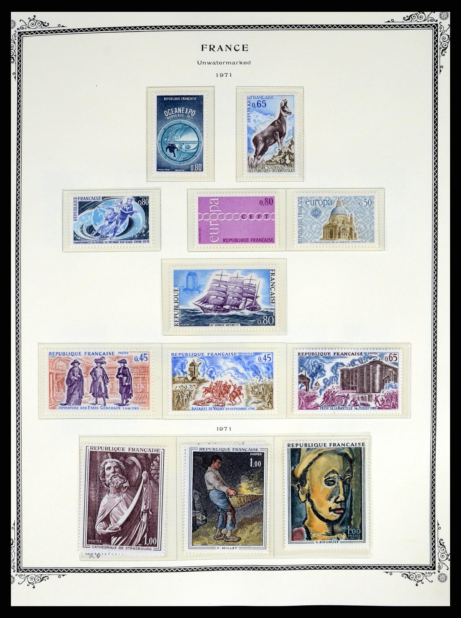 37632 067 - Postzegelverzameling 37632 Frankrijk 1849-2001.