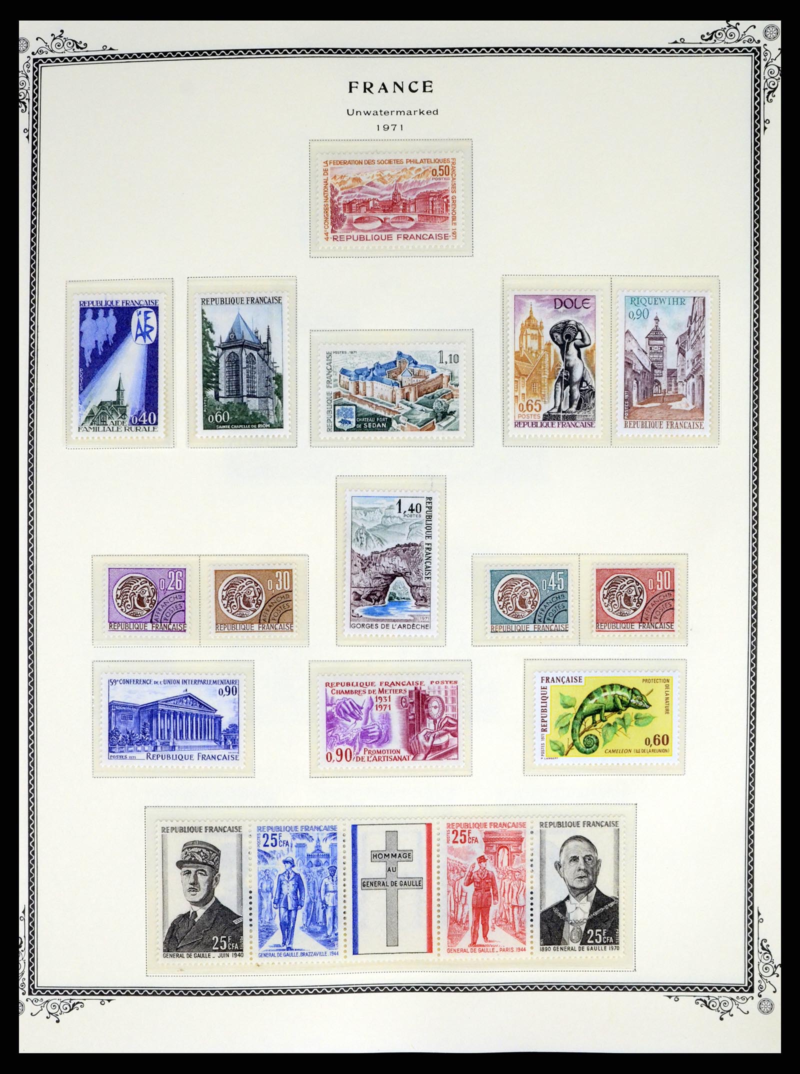 37632 068 - Postzegelverzameling 37632 Frankrijk 1849-2001.