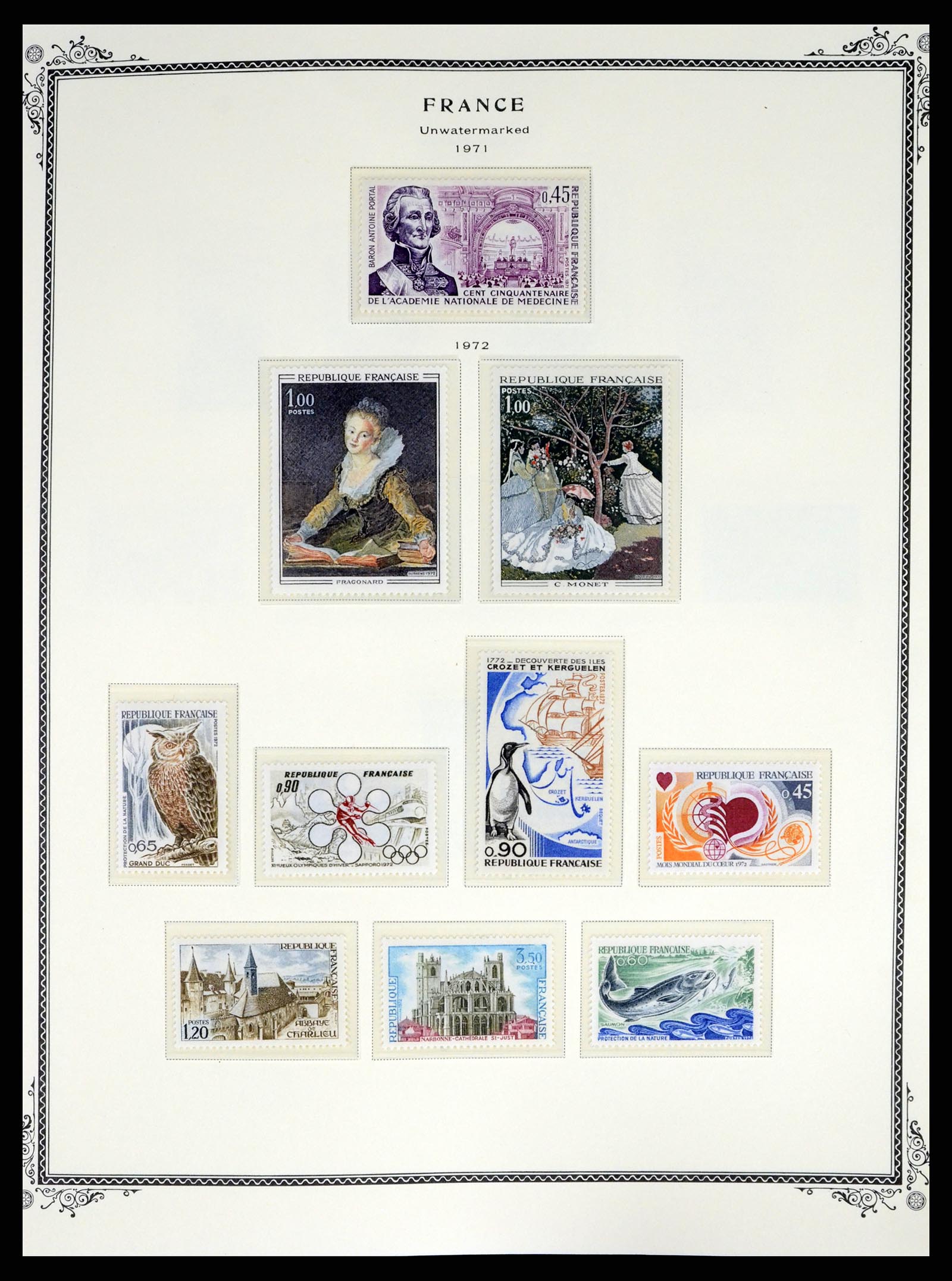 37632 069 - Postzegelverzameling 37632 Frankrijk 1849-2001.