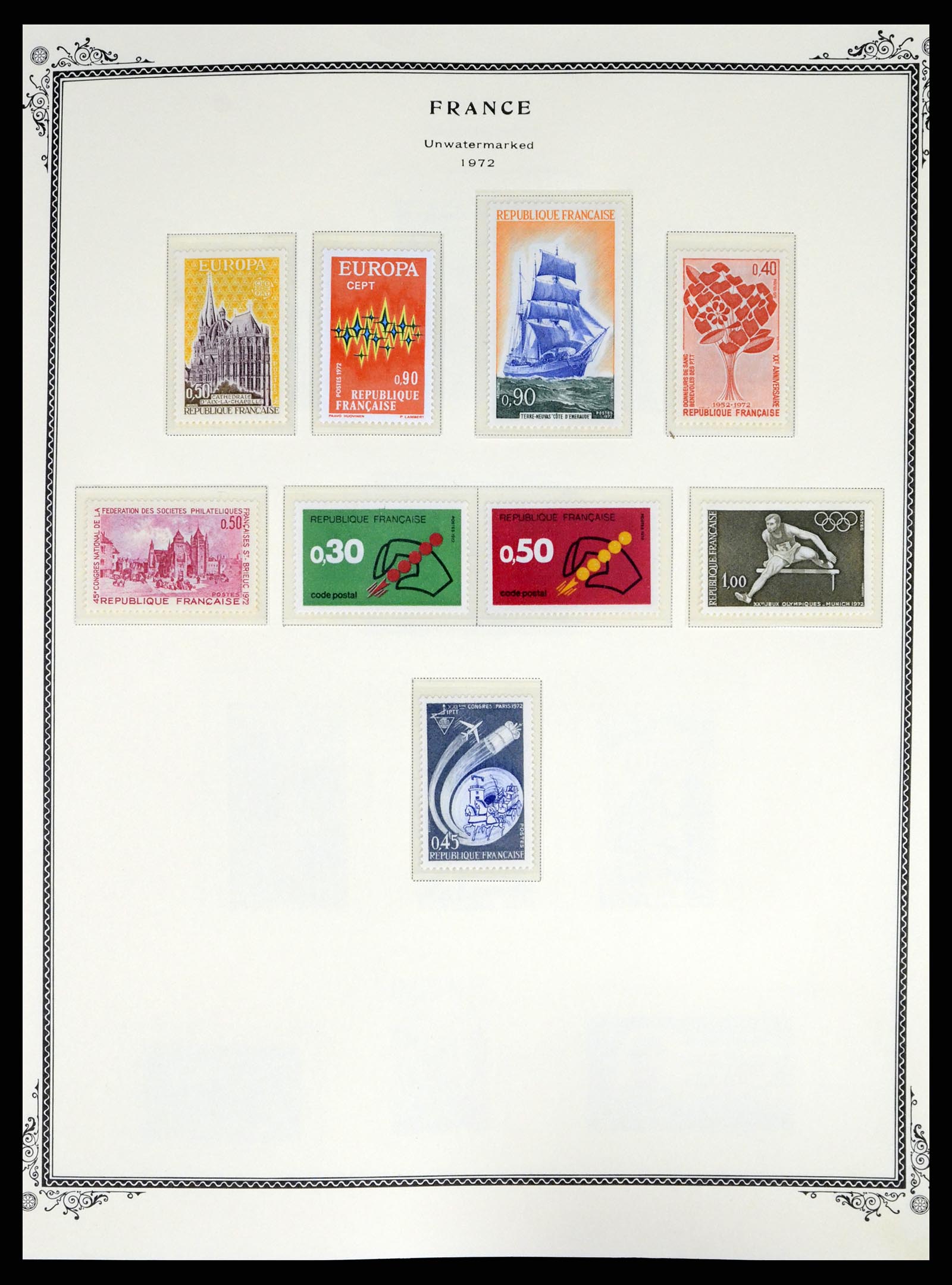 37632 070 - Postzegelverzameling 37632 Frankrijk 1849-2001.