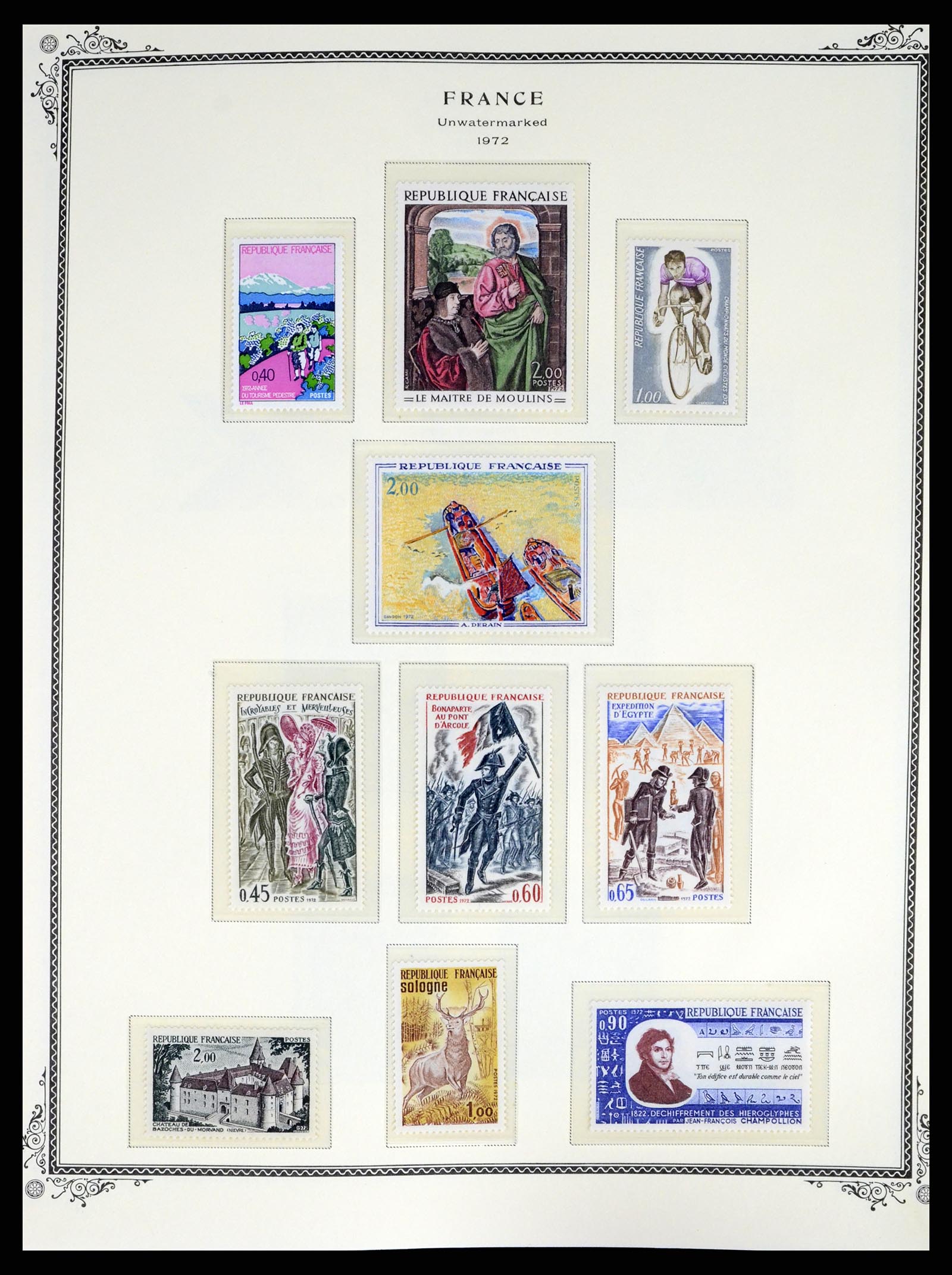 37632 071 - Postzegelverzameling 37632 Frankrijk 1849-2001.