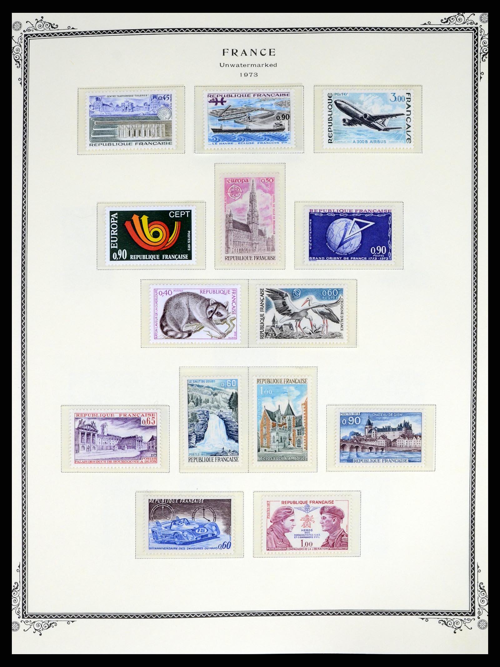 37632 073 - Postzegelverzameling 37632 Frankrijk 1849-2001.