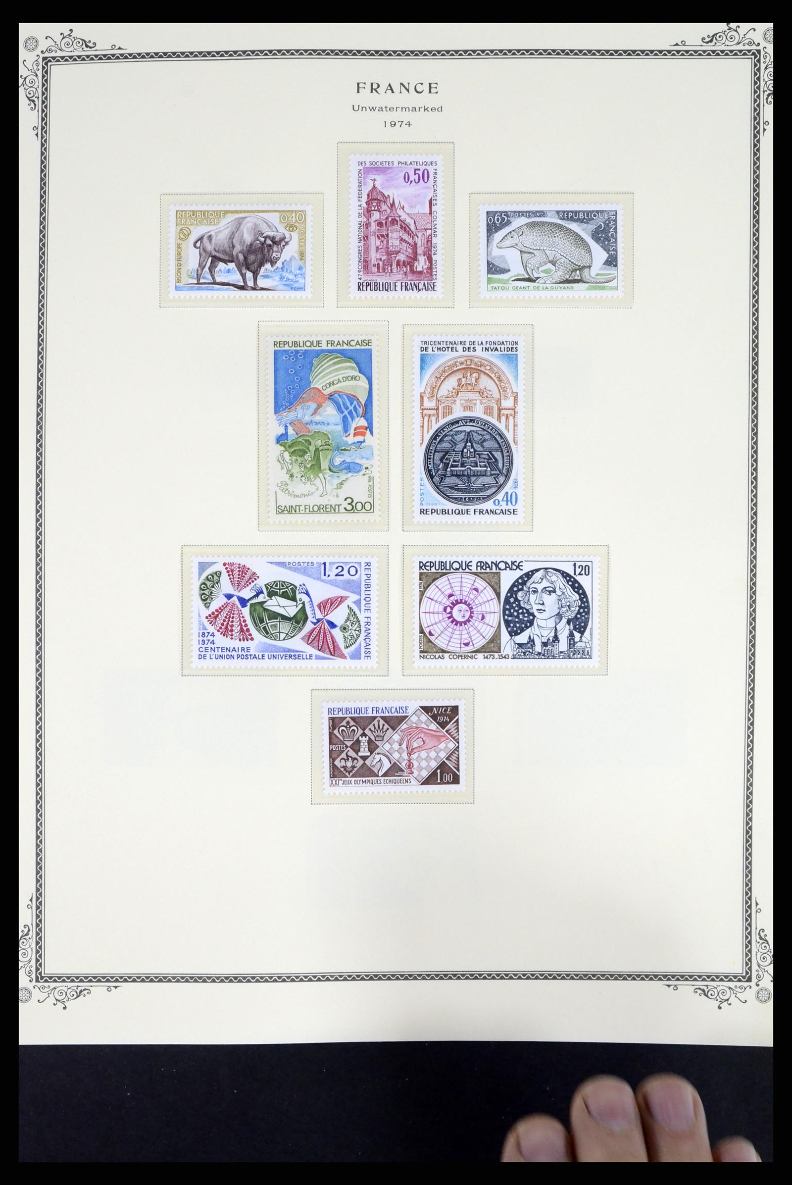 37632 077 - Postzegelverzameling 37632 Frankrijk 1849-2001.