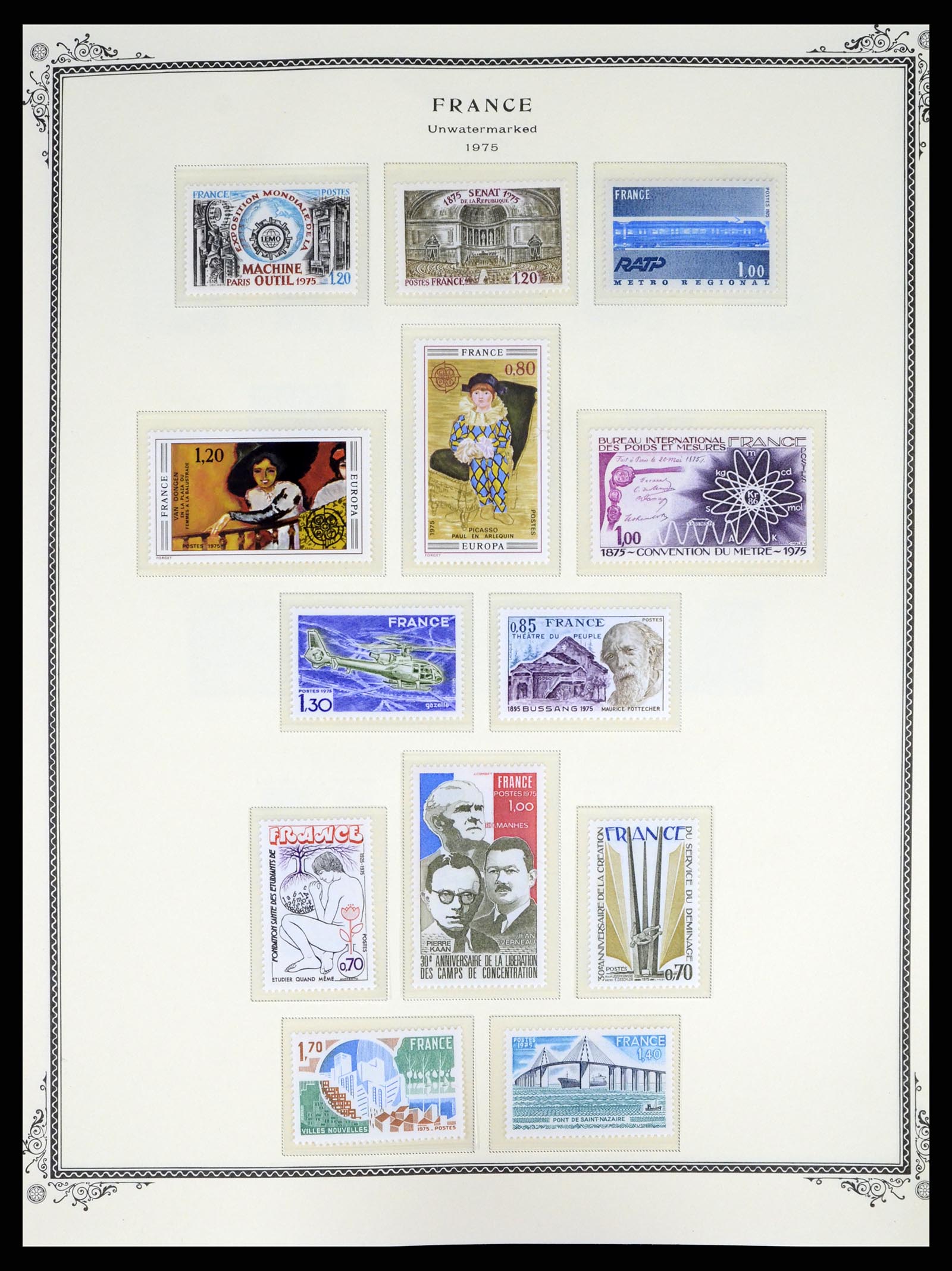 37632 080 - Postzegelverzameling 37632 Frankrijk 1849-2001.