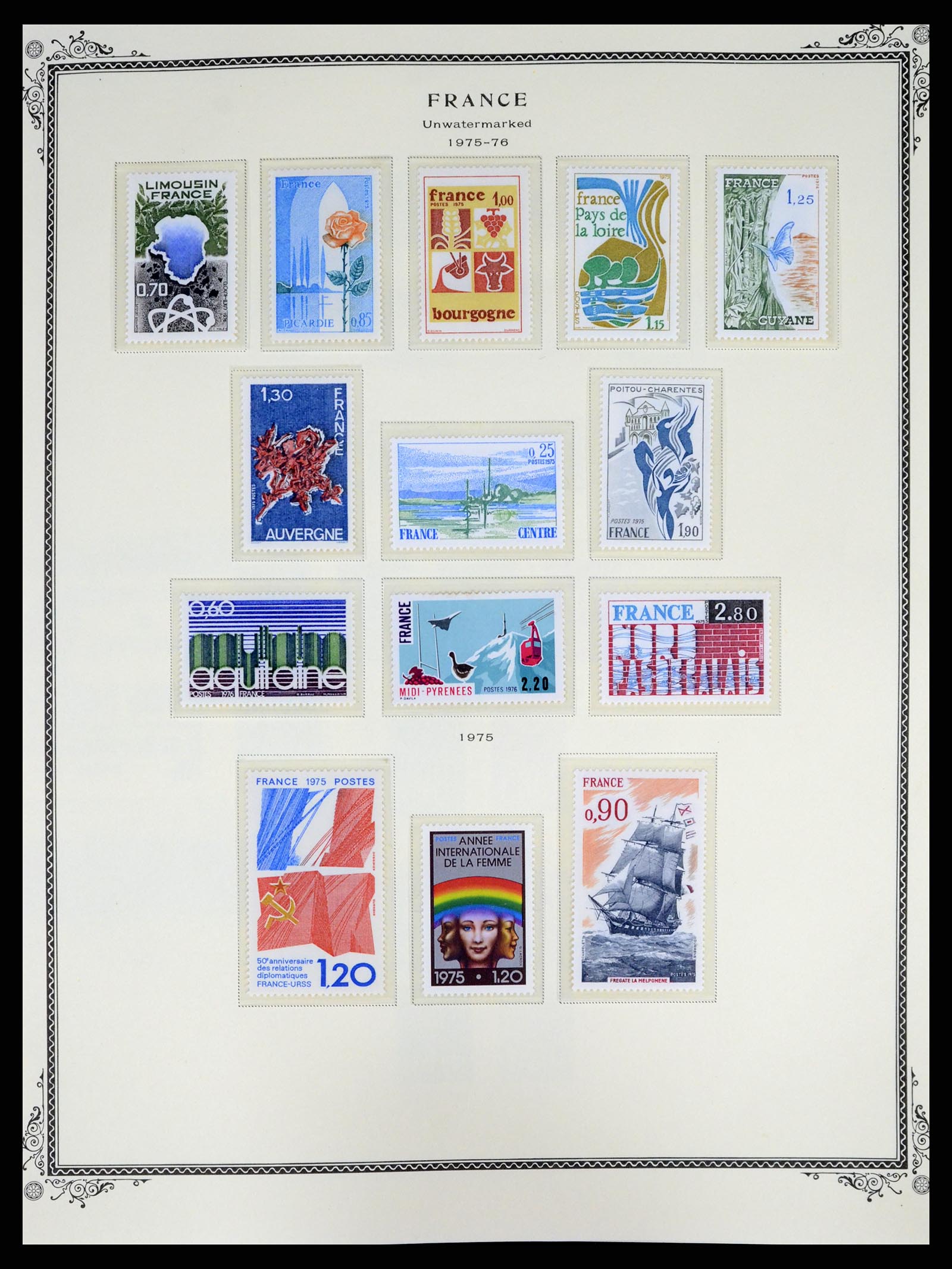 37632 081 - Postzegelverzameling 37632 Frankrijk 1849-2001.