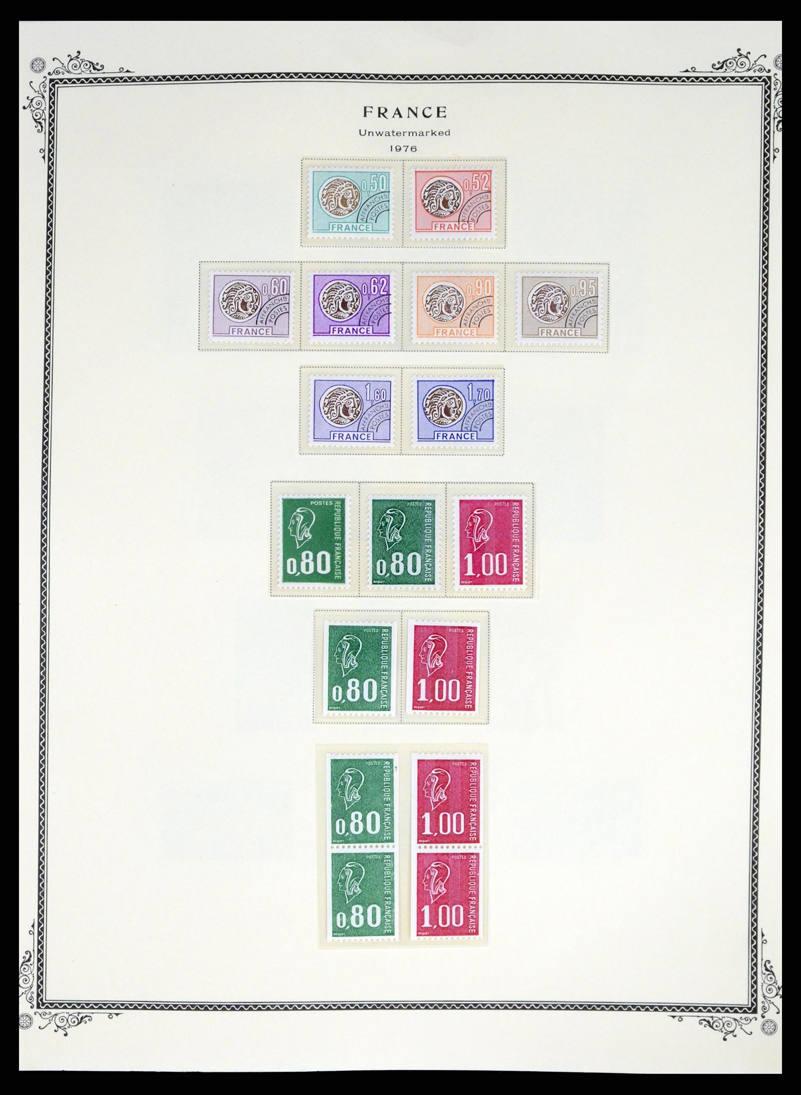 37632 083 - Postzegelverzameling 37632 Frankrijk 1849-2001.