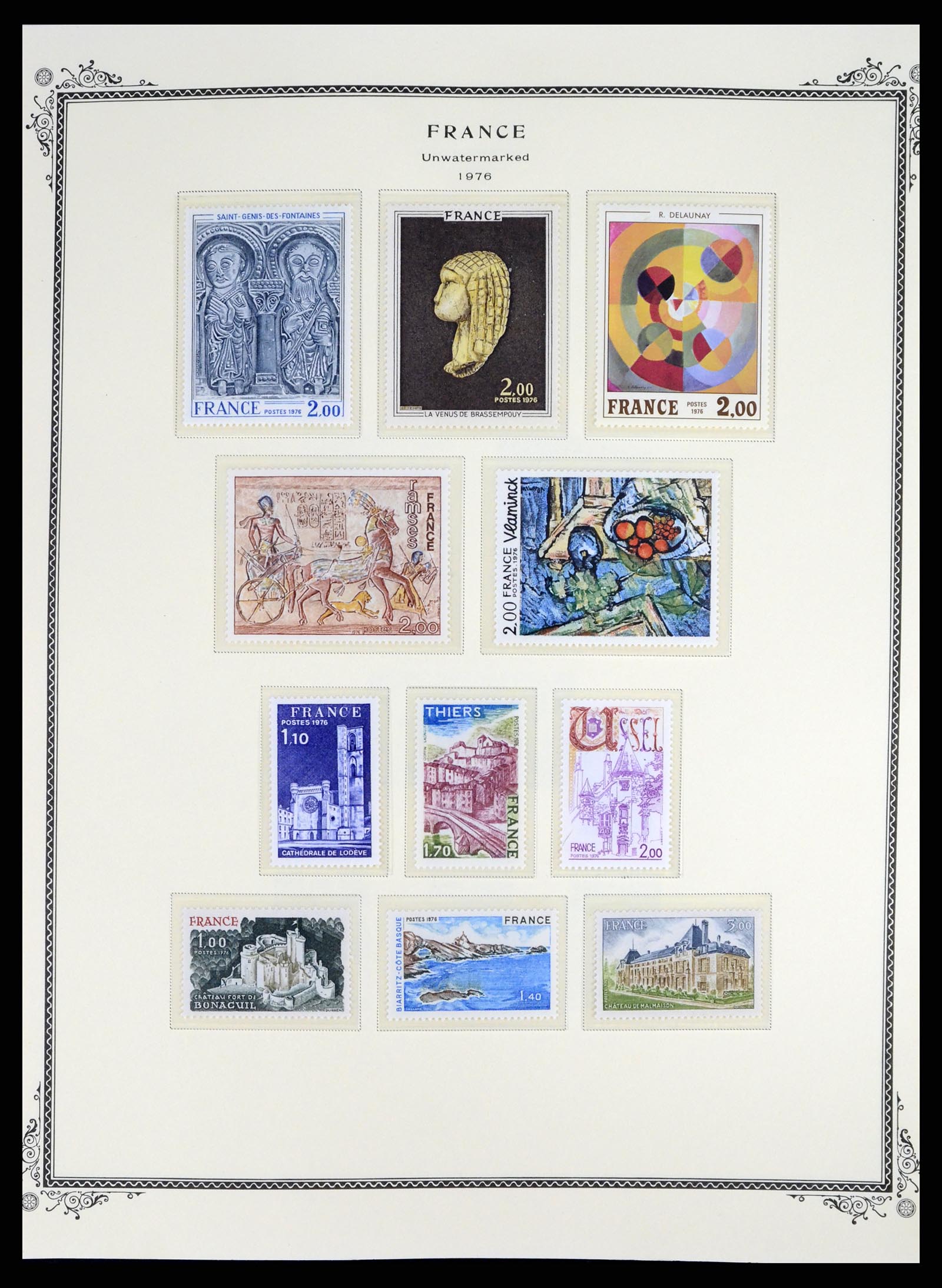 37632 084 - Postzegelverzameling 37632 Frankrijk 1849-2001.