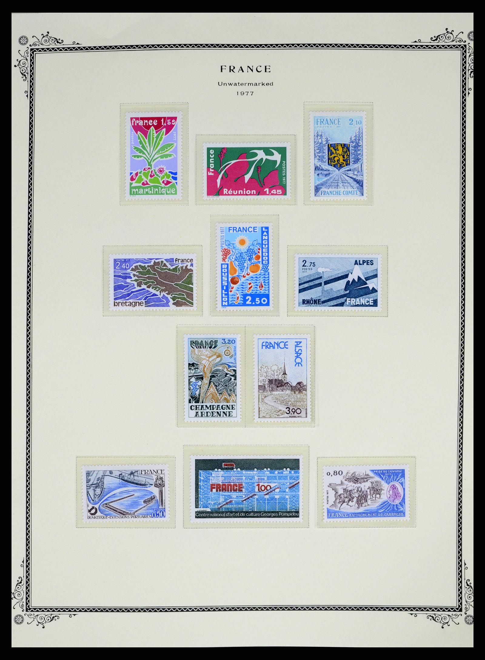 37632 087 - Postzegelverzameling 37632 Frankrijk 1849-2001.