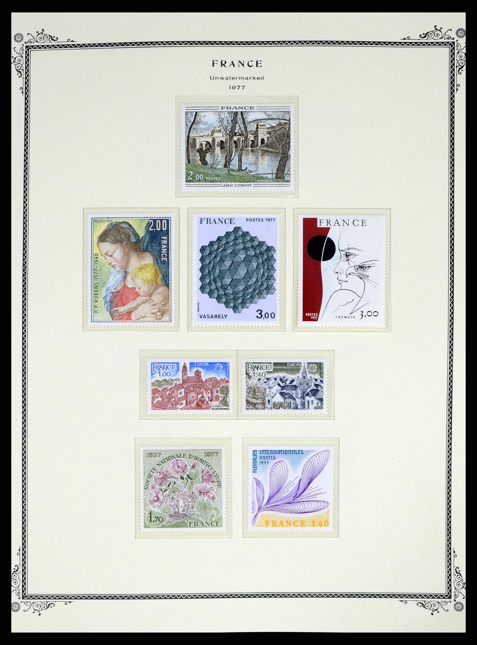 37632 088 - Postzegelverzameling 37632 Frankrijk 1849-2001.