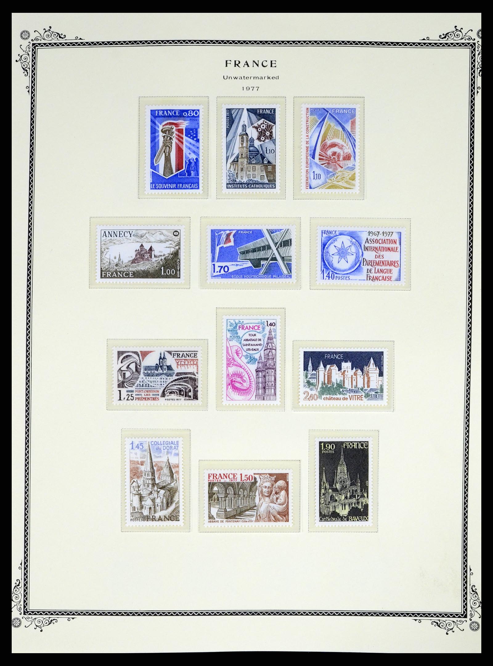 37632 089 - Postzegelverzameling 37632 Frankrijk 1849-2001.