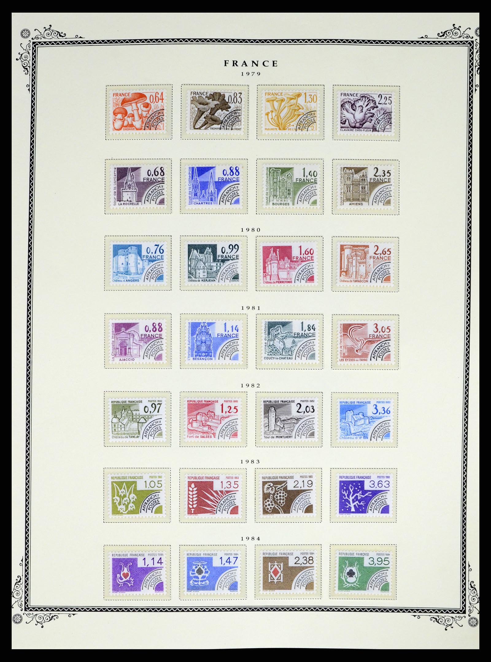 37632 090 - Postzegelverzameling 37632 Frankrijk 1849-2001.