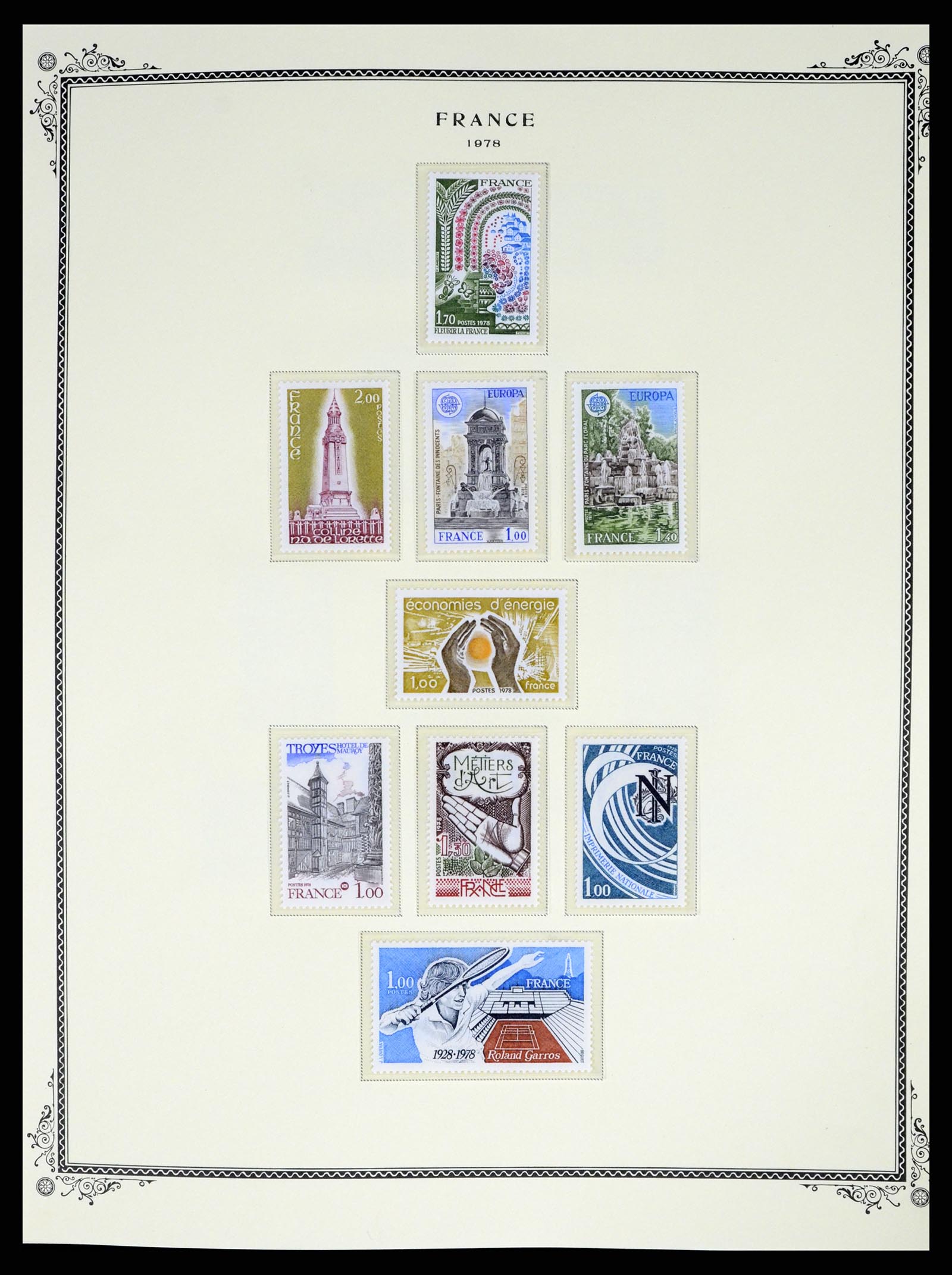 37632 093 - Postzegelverzameling 37632 Frankrijk 1849-2001.