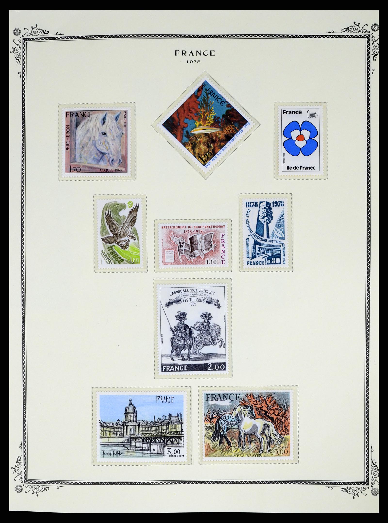 37632 095 - Postzegelverzameling 37632 Frankrijk 1849-2001.
