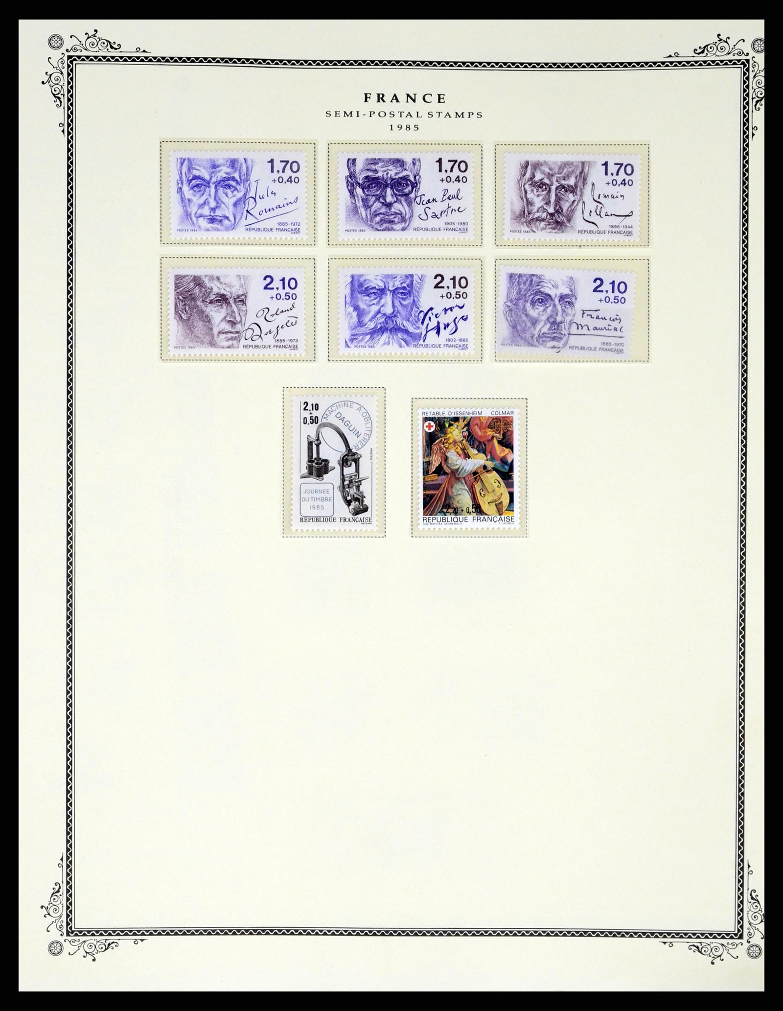 37632 323 - Postzegelverzameling 37632 Frankrijk 1849-2001.
