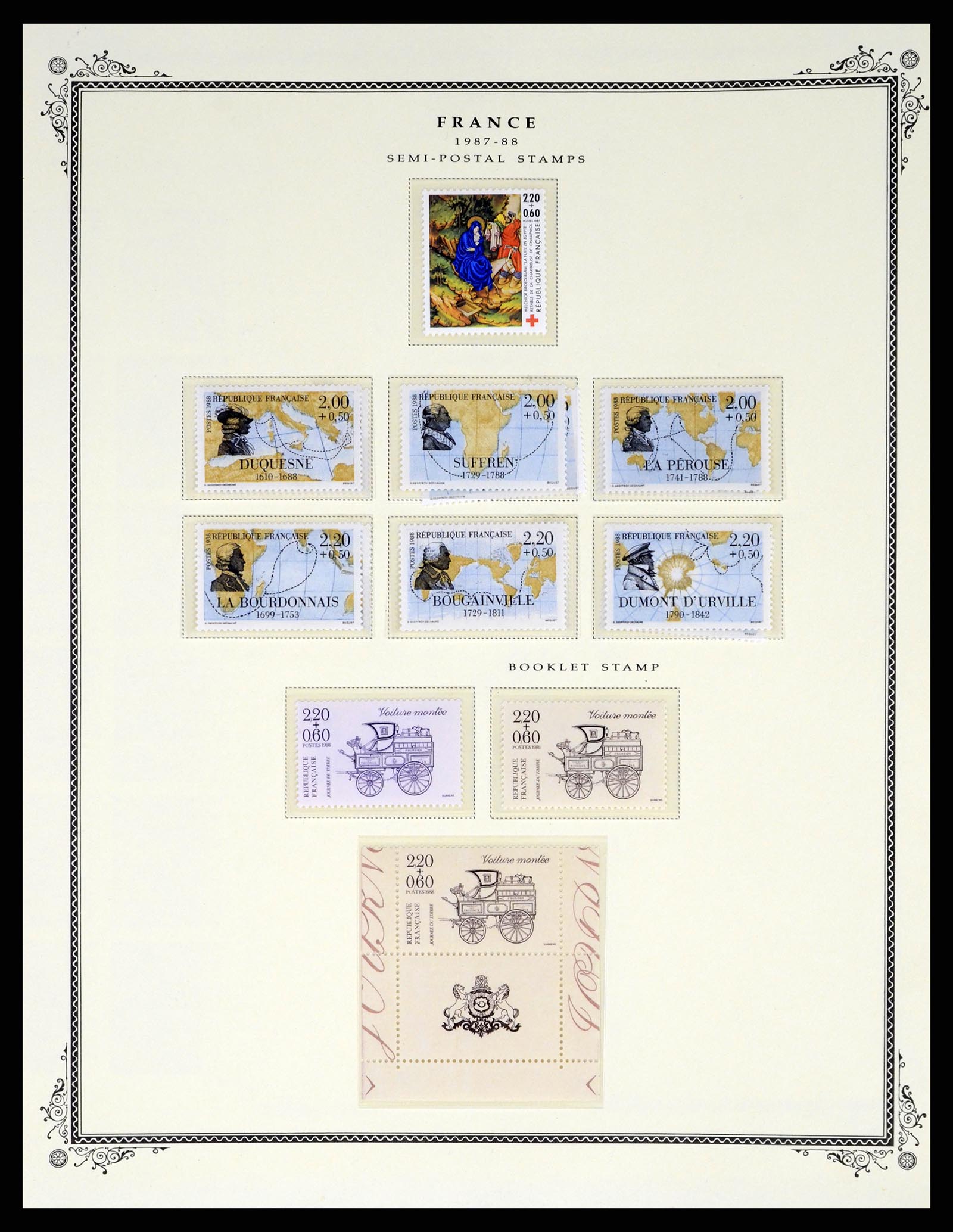37632 332 - Postzegelverzameling 37632 Frankrijk 1849-2001.