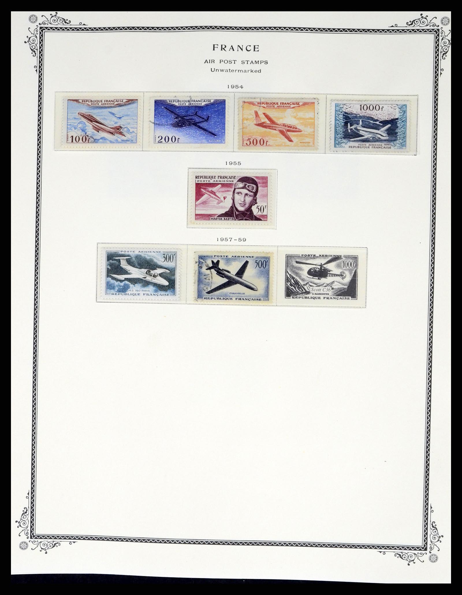 37632 381 - Stamp collection 37632 France 1849-2001.