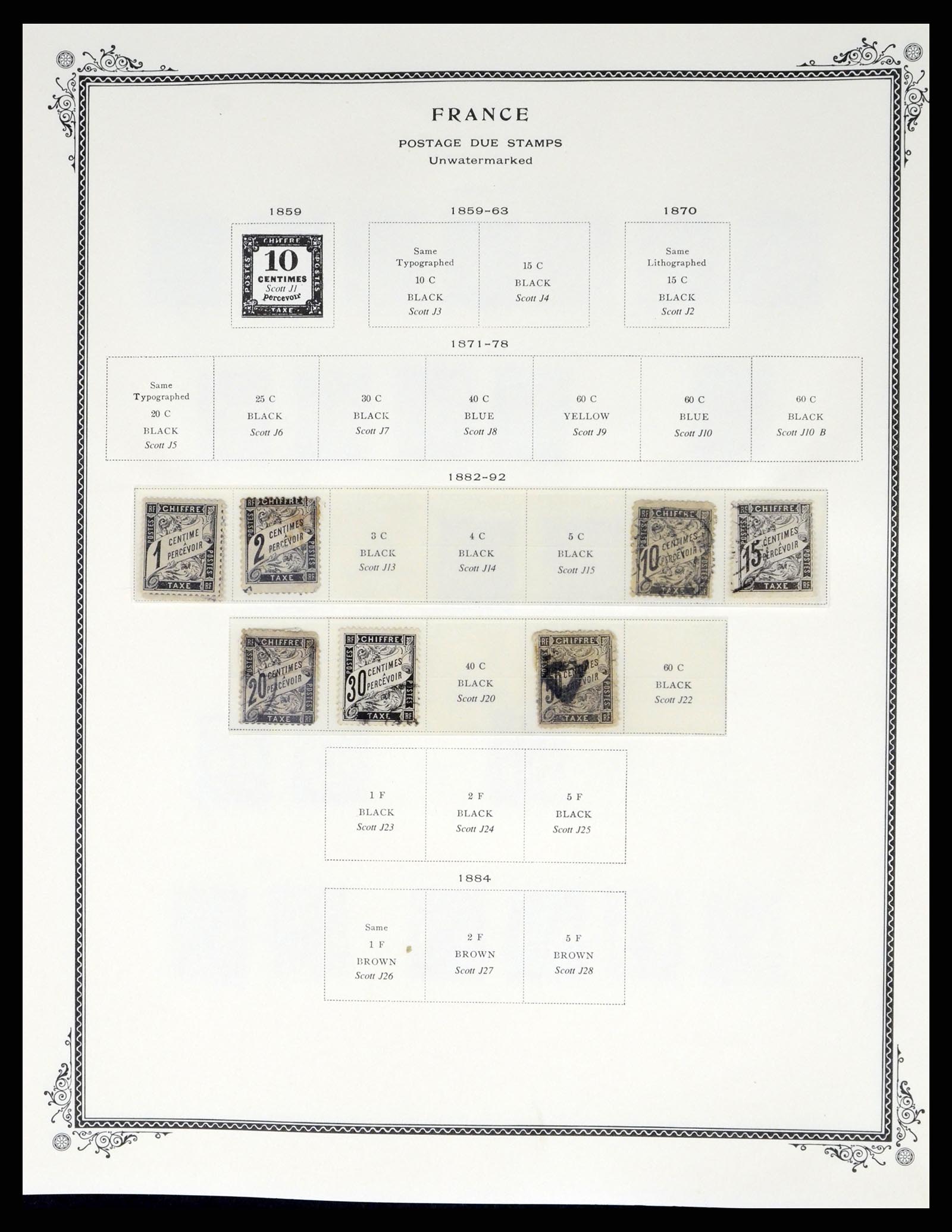 37632 388 - Postzegelverzameling 37632 Frankrijk 1849-2001.