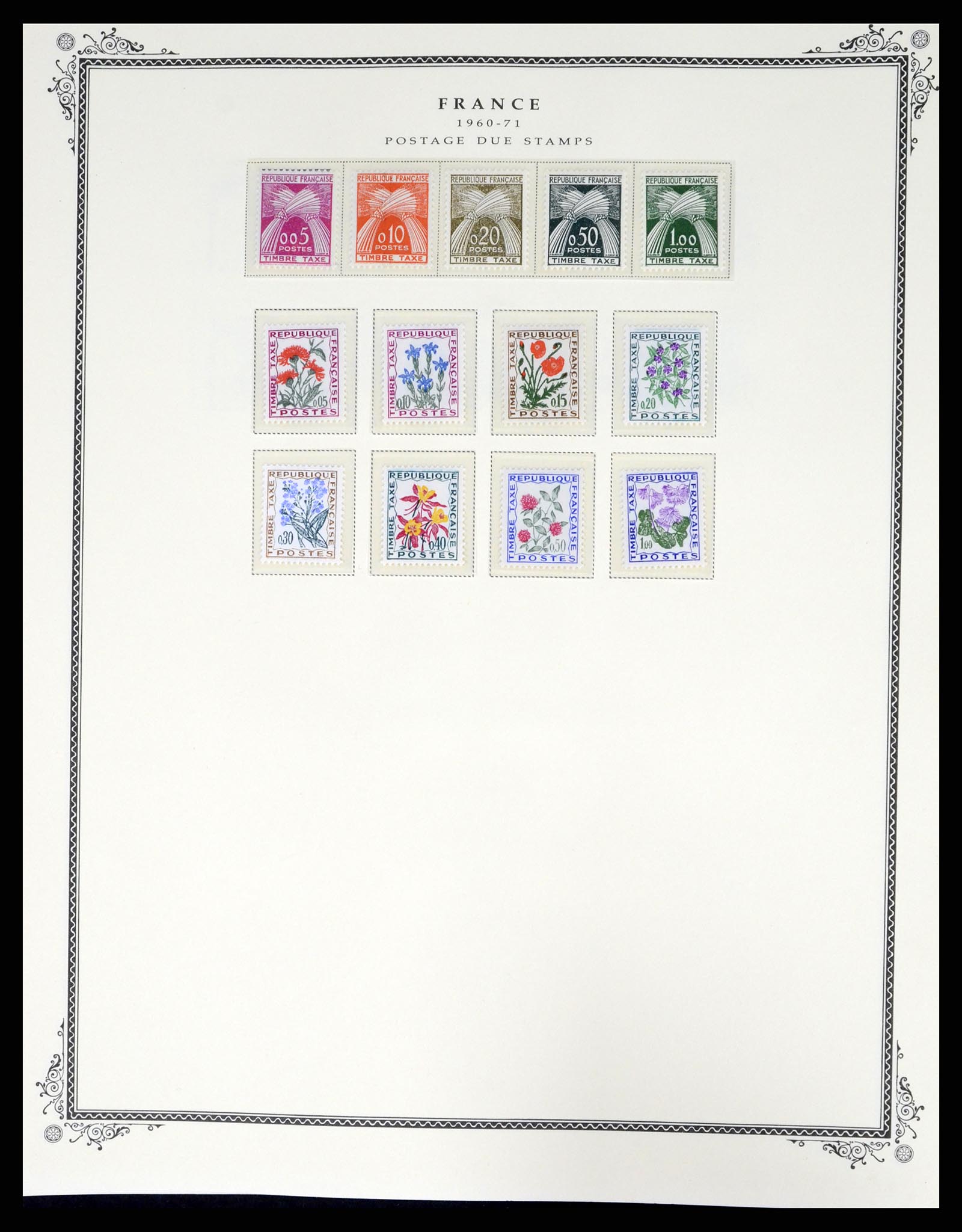 37632 391 - Stamp collection 37632 France 1849-2001.
