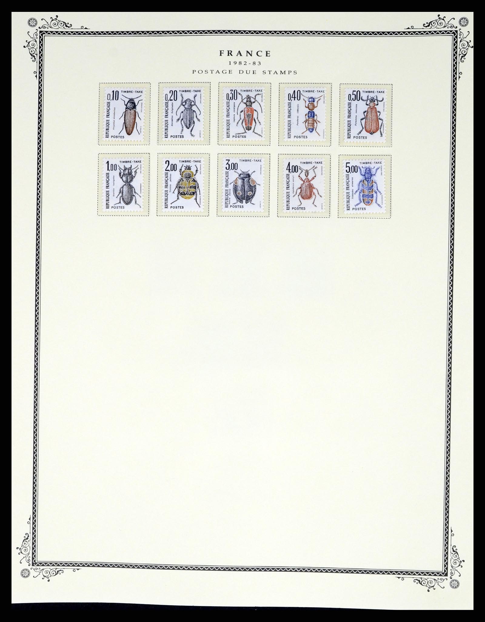 37632 392 - Postzegelverzameling 37632 Frankrijk 1849-2001.