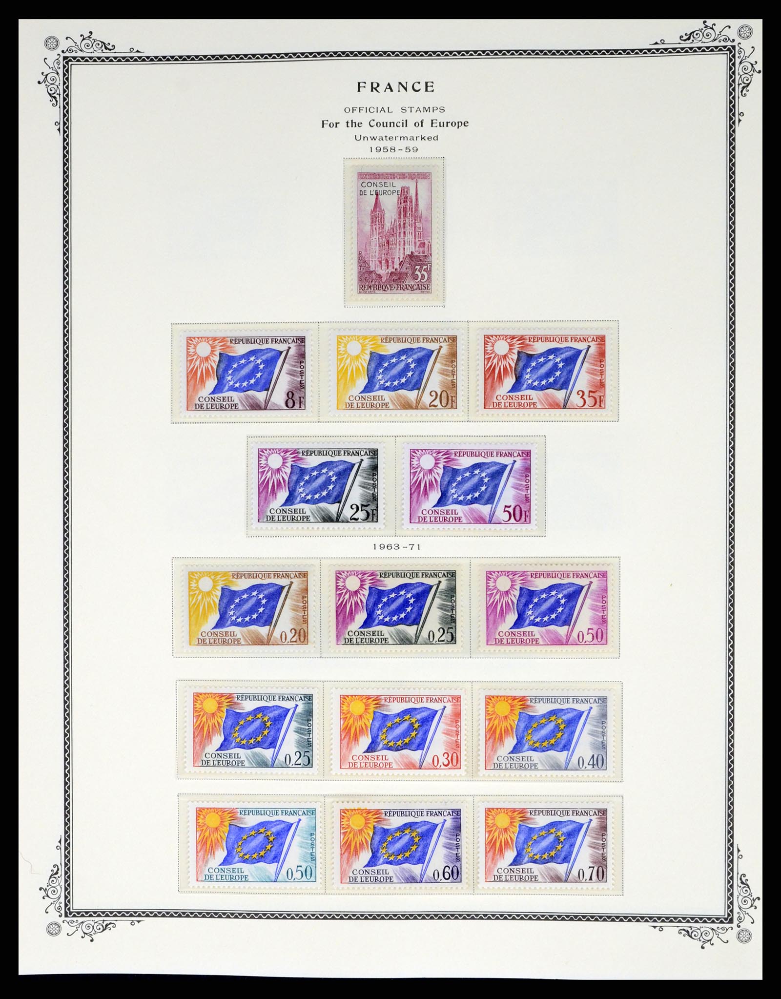 37632 395 - Postzegelverzameling 37632 Frankrijk 1849-2001.