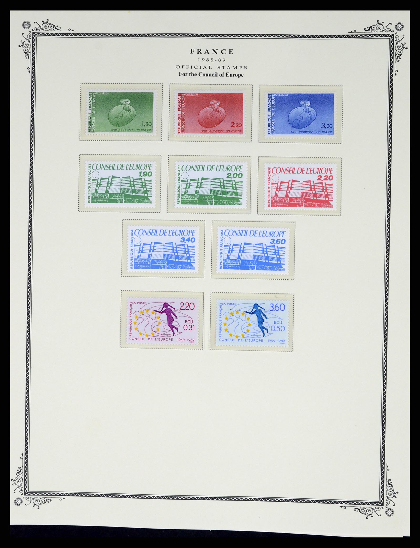 37632 398 - Stamp collection 37632 France 1849-2001.