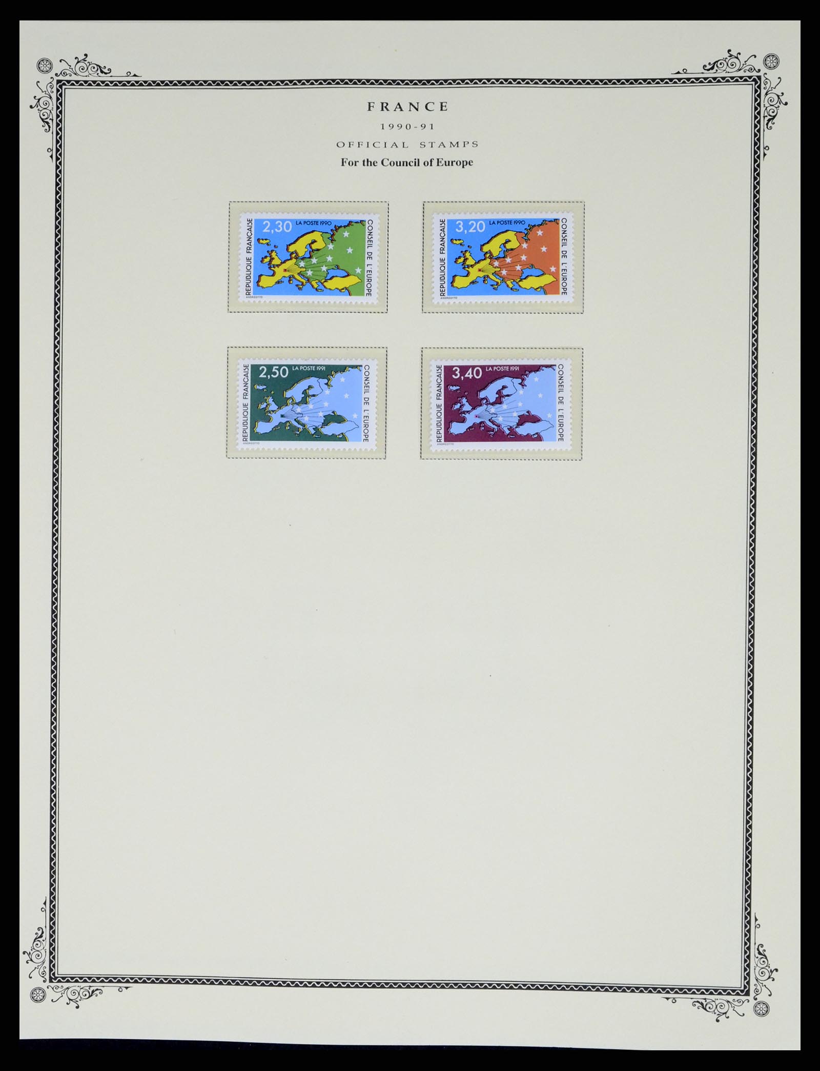37632 399 - Stamp collection 37632 France 1849-2001.
