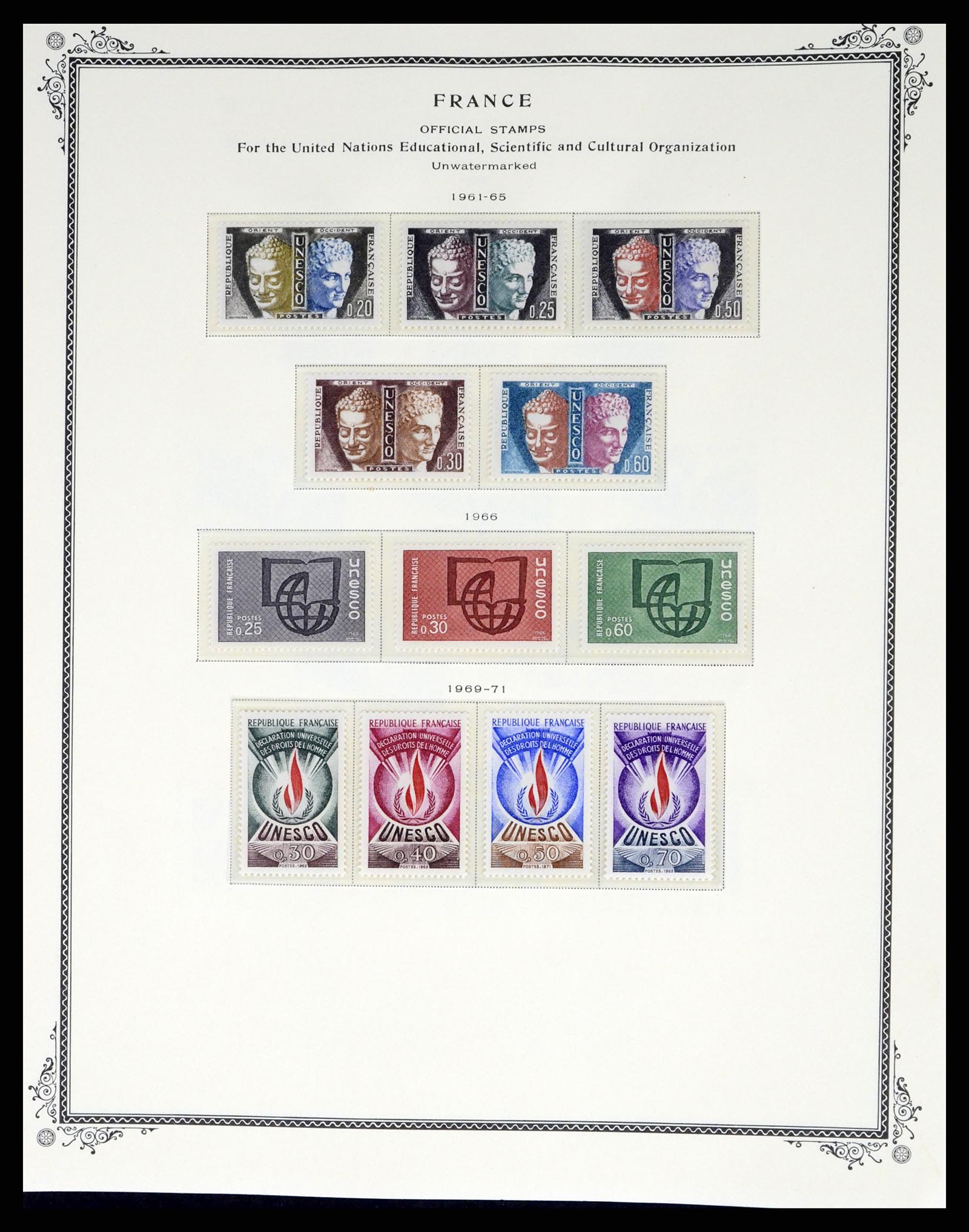 37632 401 - Postzegelverzameling 37632 Frankrijk 1849-2001.