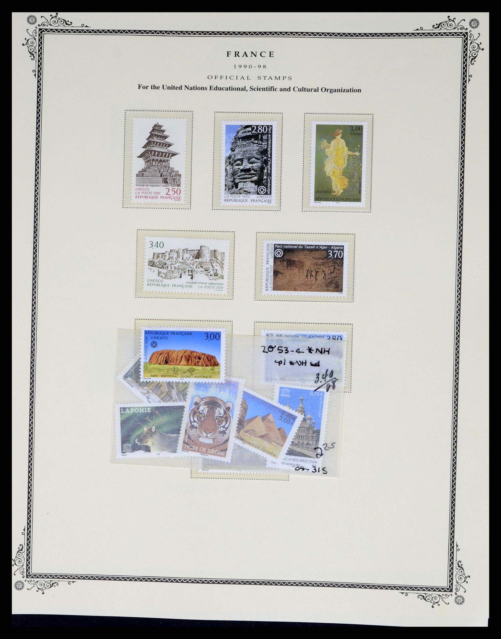 37632 405 - Postzegelverzameling 37632 Frankrijk 1849-2001.