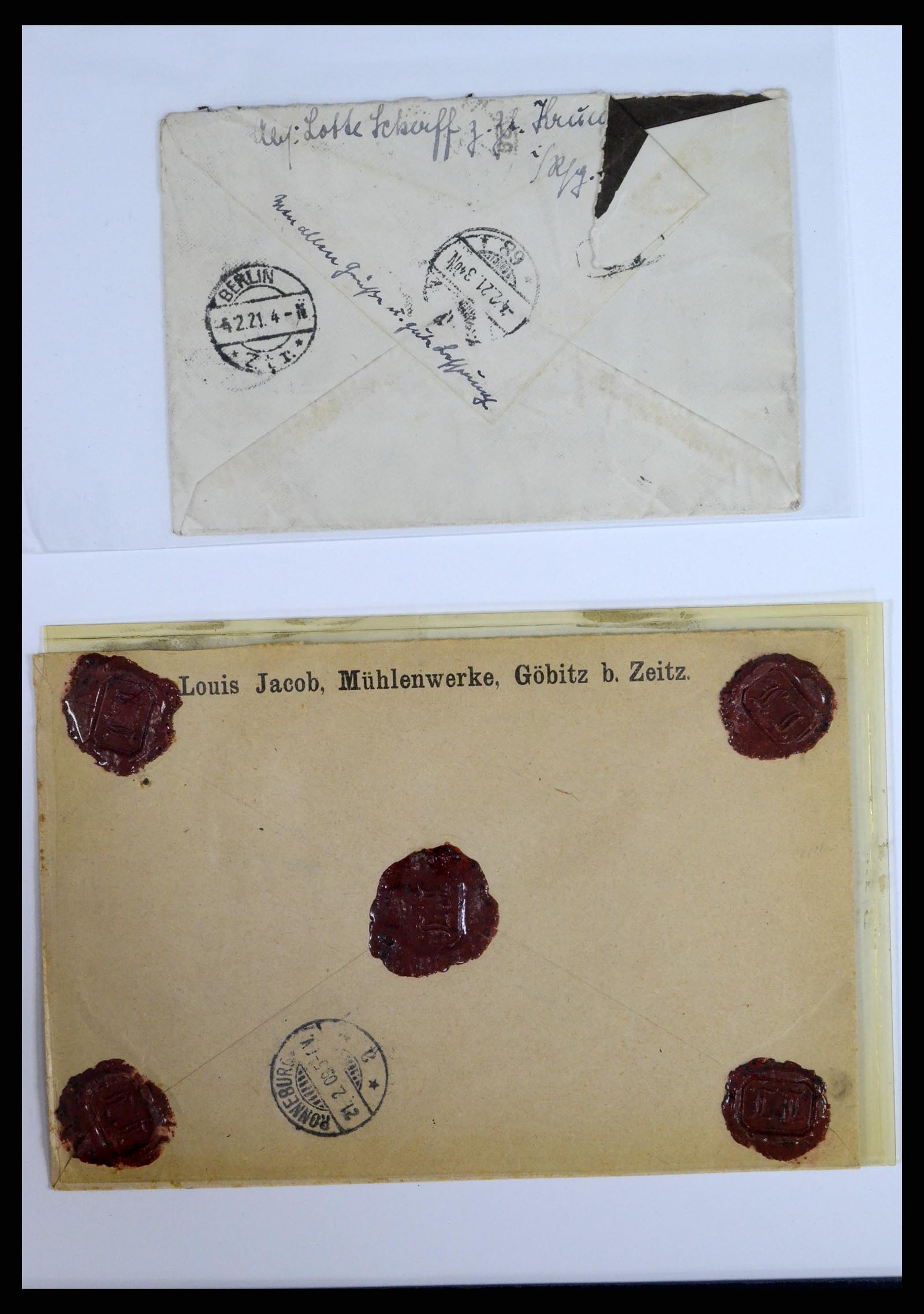 37633 002 - Postzegelverzameling 37633 Duitsland brieven 1870-1948.