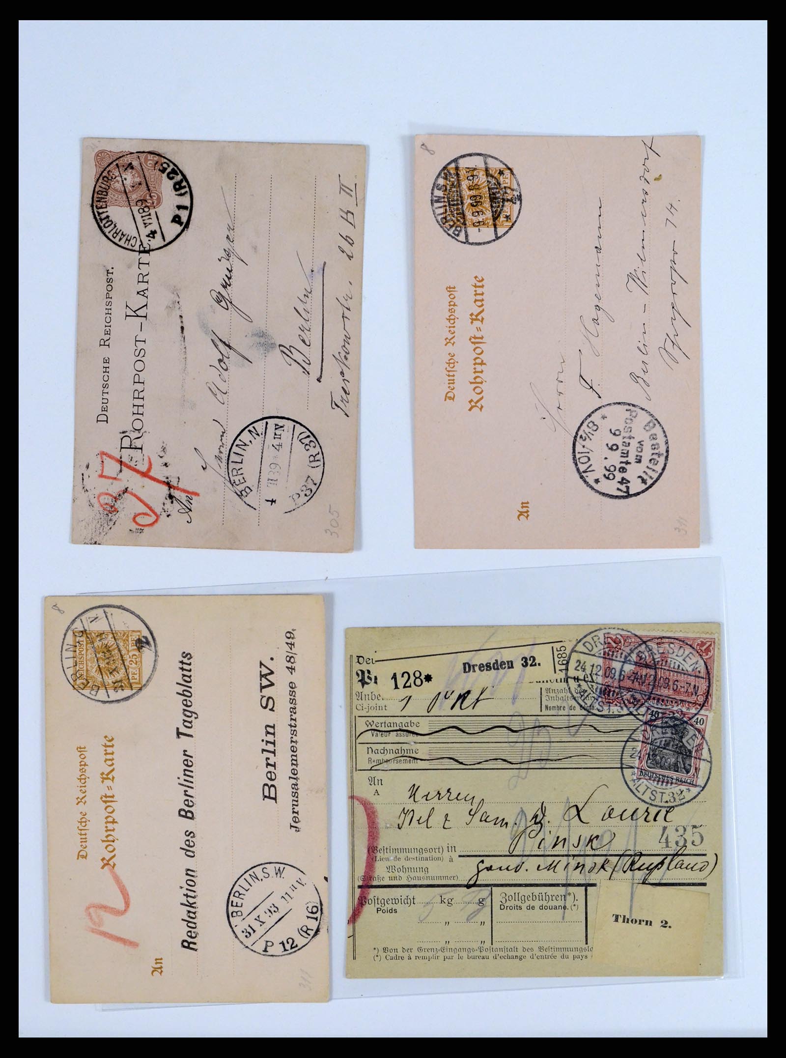 37633 007 - Postzegelverzameling 37633 Duitsland brieven 1870-1948.