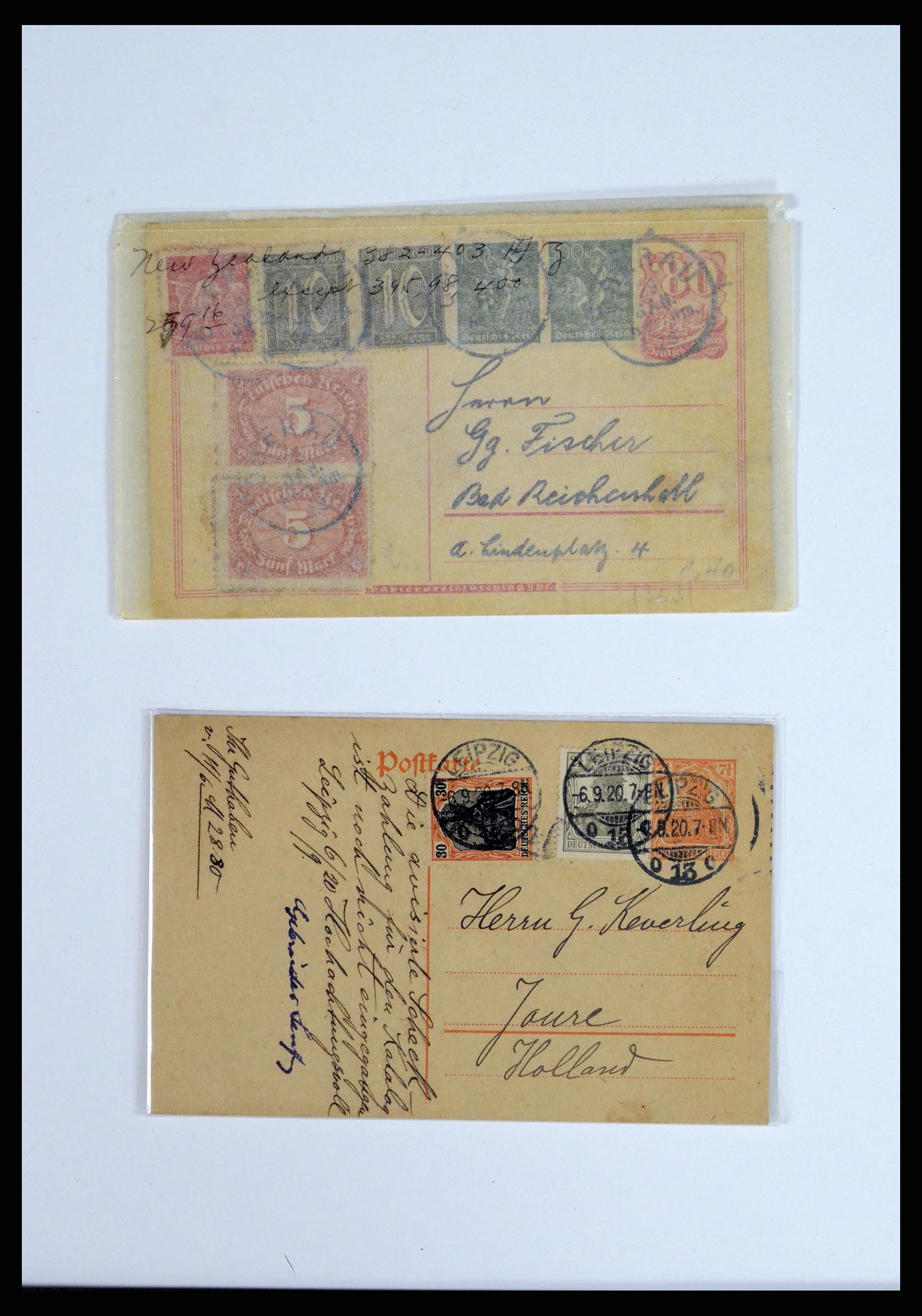 37633 016 - Postzegelverzameling 37633 Duitsland brieven 1870-1948.