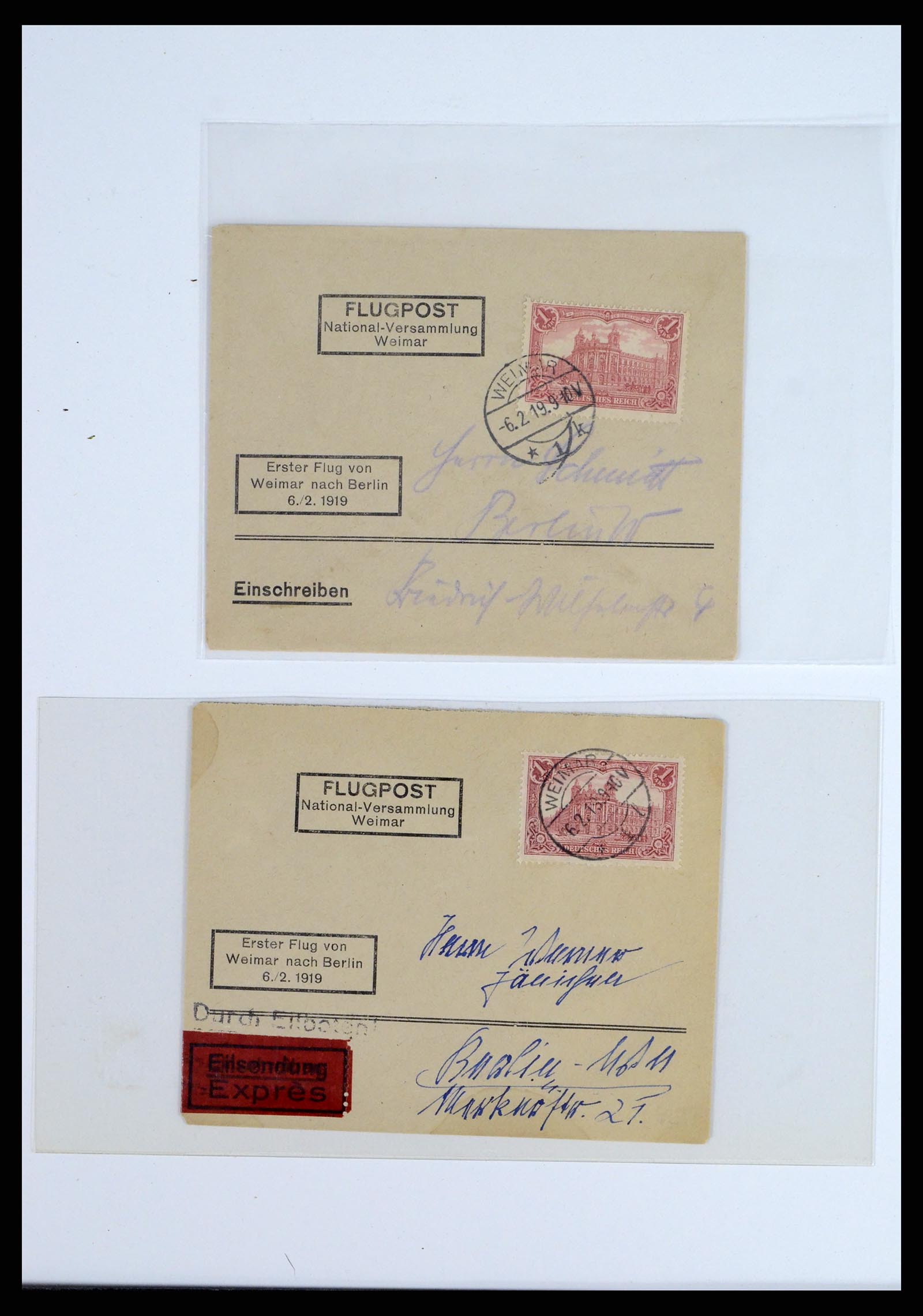 37633 024 - Stamp collection 37633 Germany covers 1870-1948.