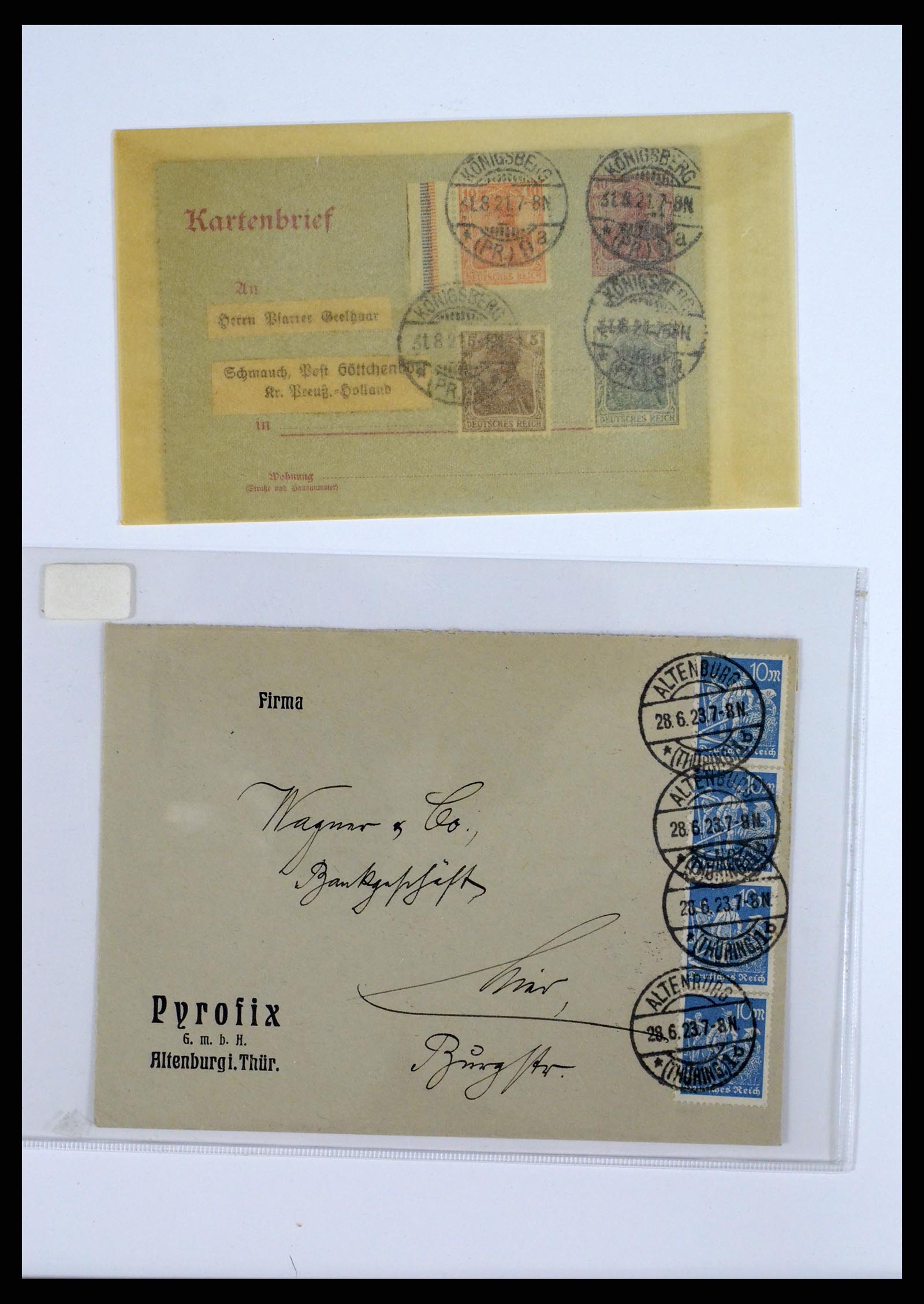 37633 033 - Stamp collection 37633 Germany covers 1870-1948.