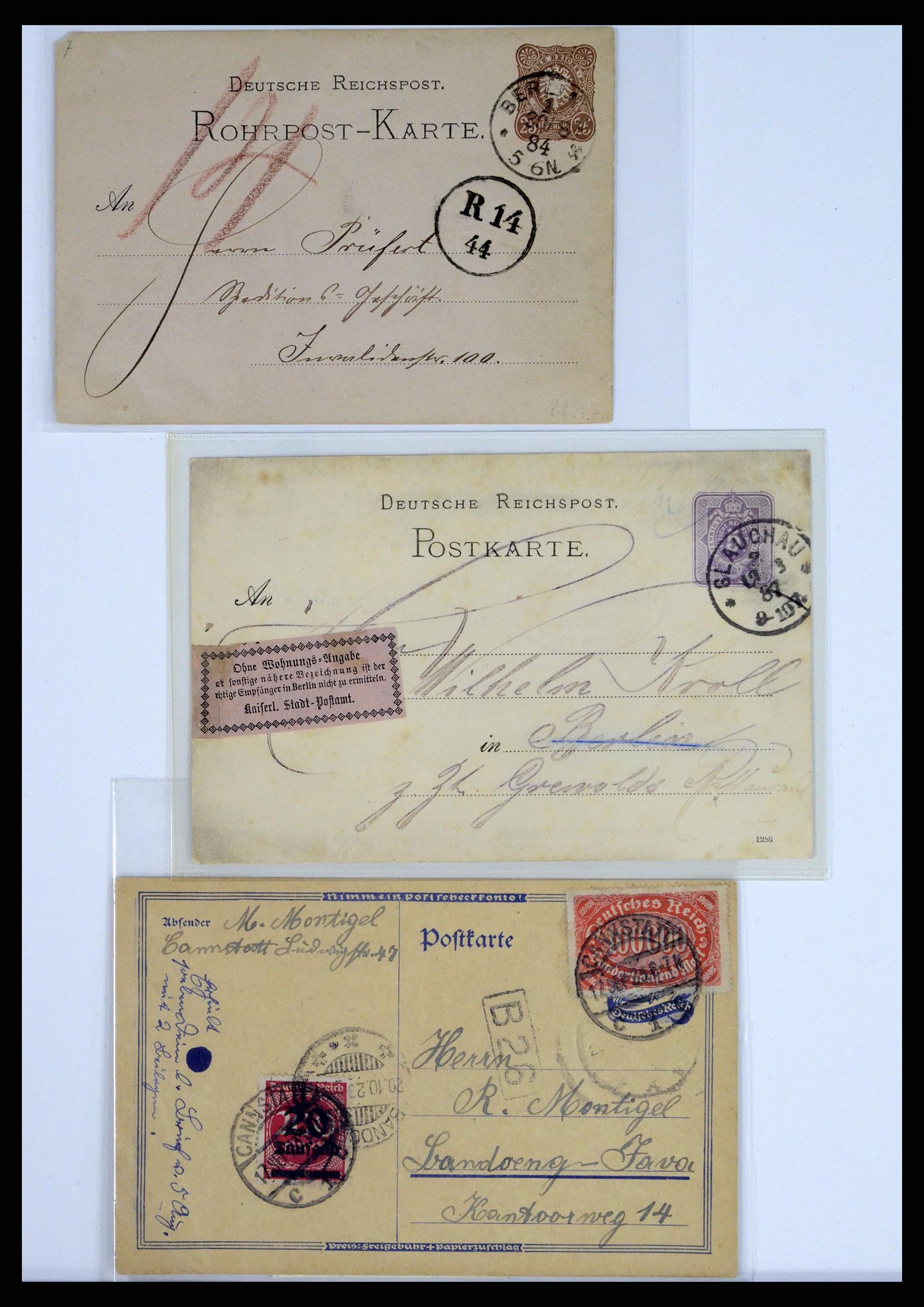 37633 042 - Stamp collection 37633 Germany covers 1870-1948.