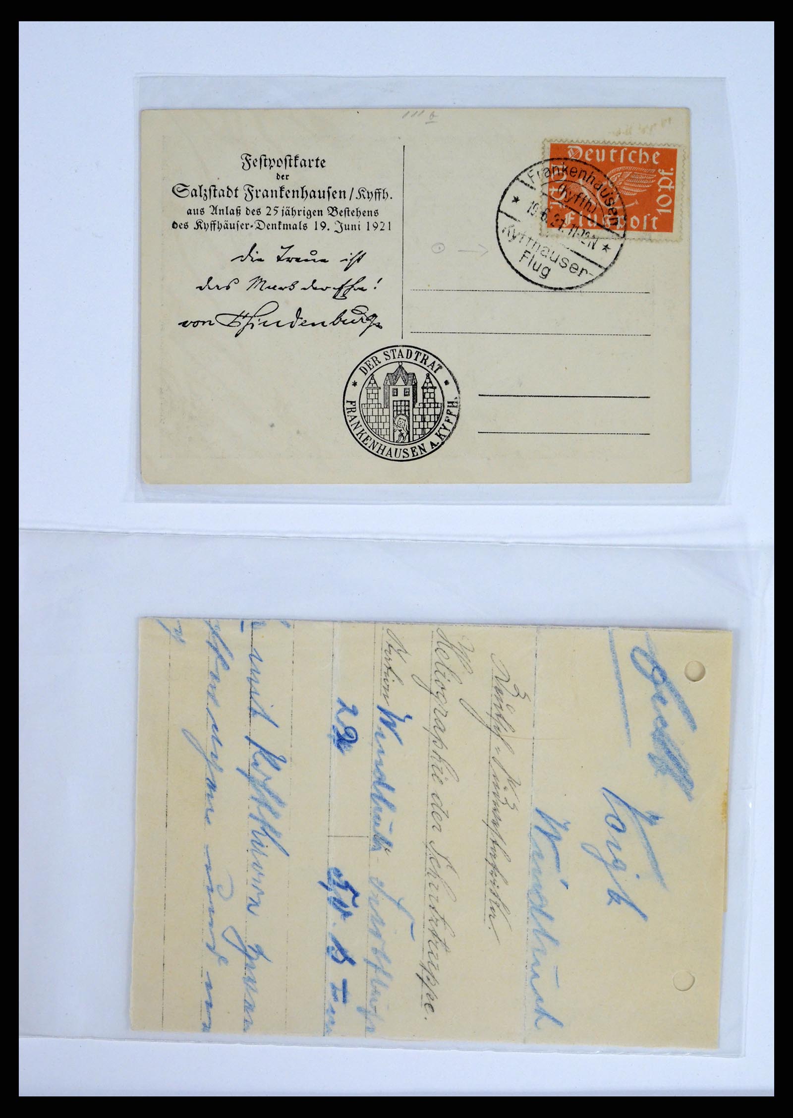37633 043 - Stamp collection 37633 Germany covers 1870-1948.