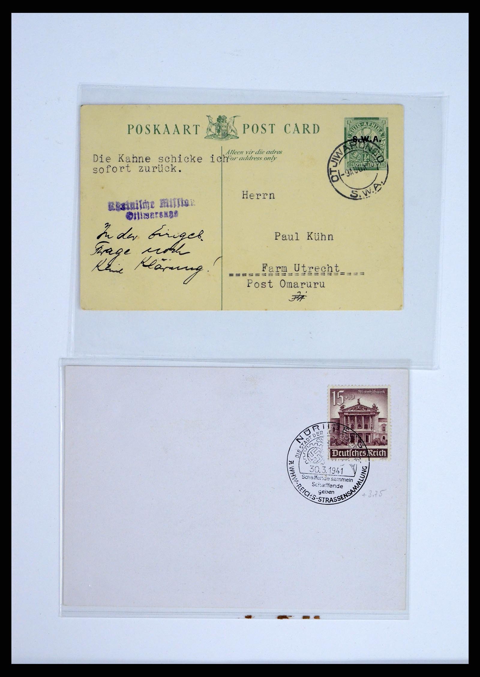 37633 046 - Stamp collection 37633 Germany covers 1870-1948.